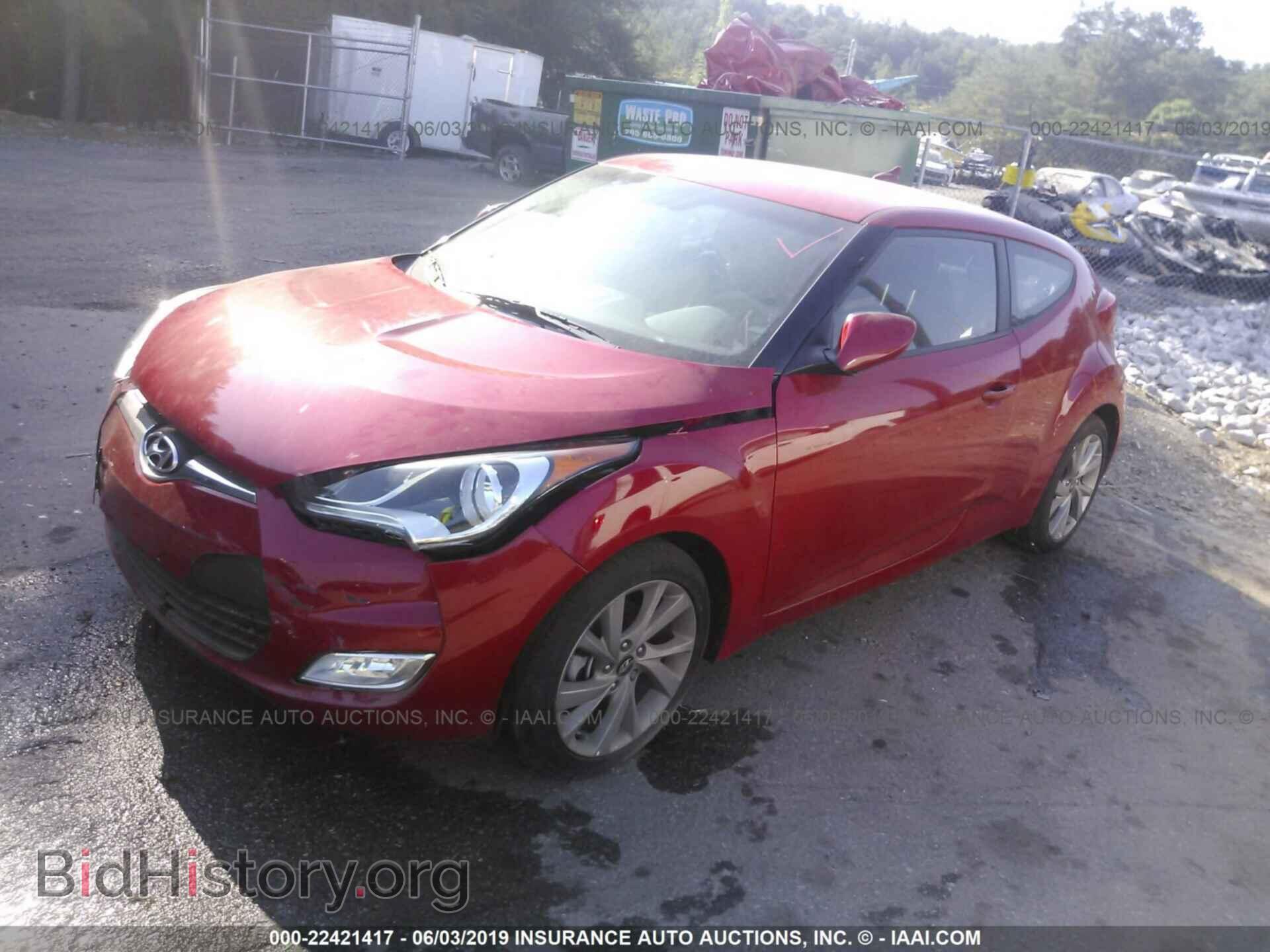 2017 HYUNDAI VELOSTER - VIN: KMHTC6AD1HU319528 - Фото 2