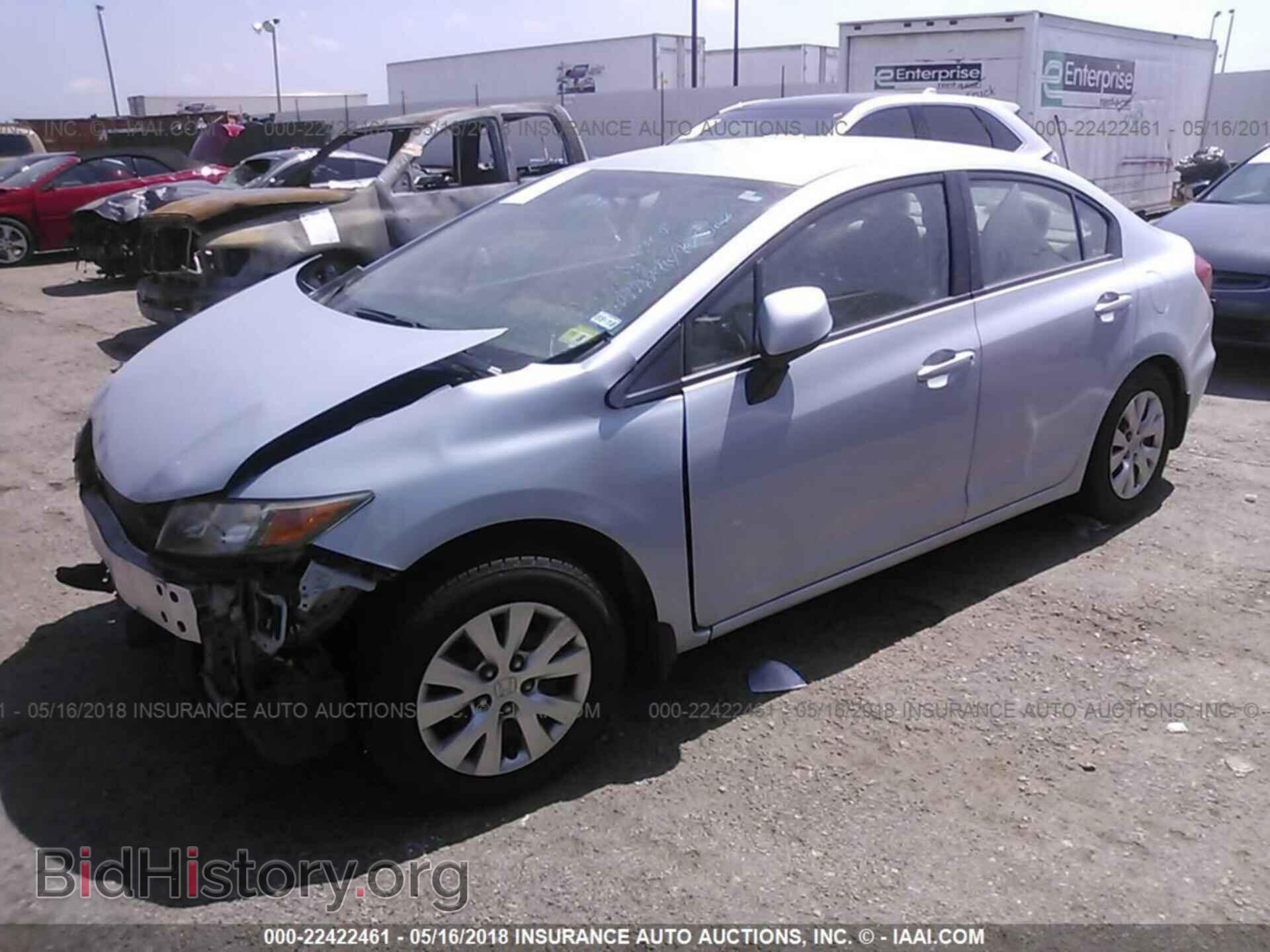 2012 Honda CIVIC (VIN 2HGFB2F5XCH514586) — фото 2 из 10