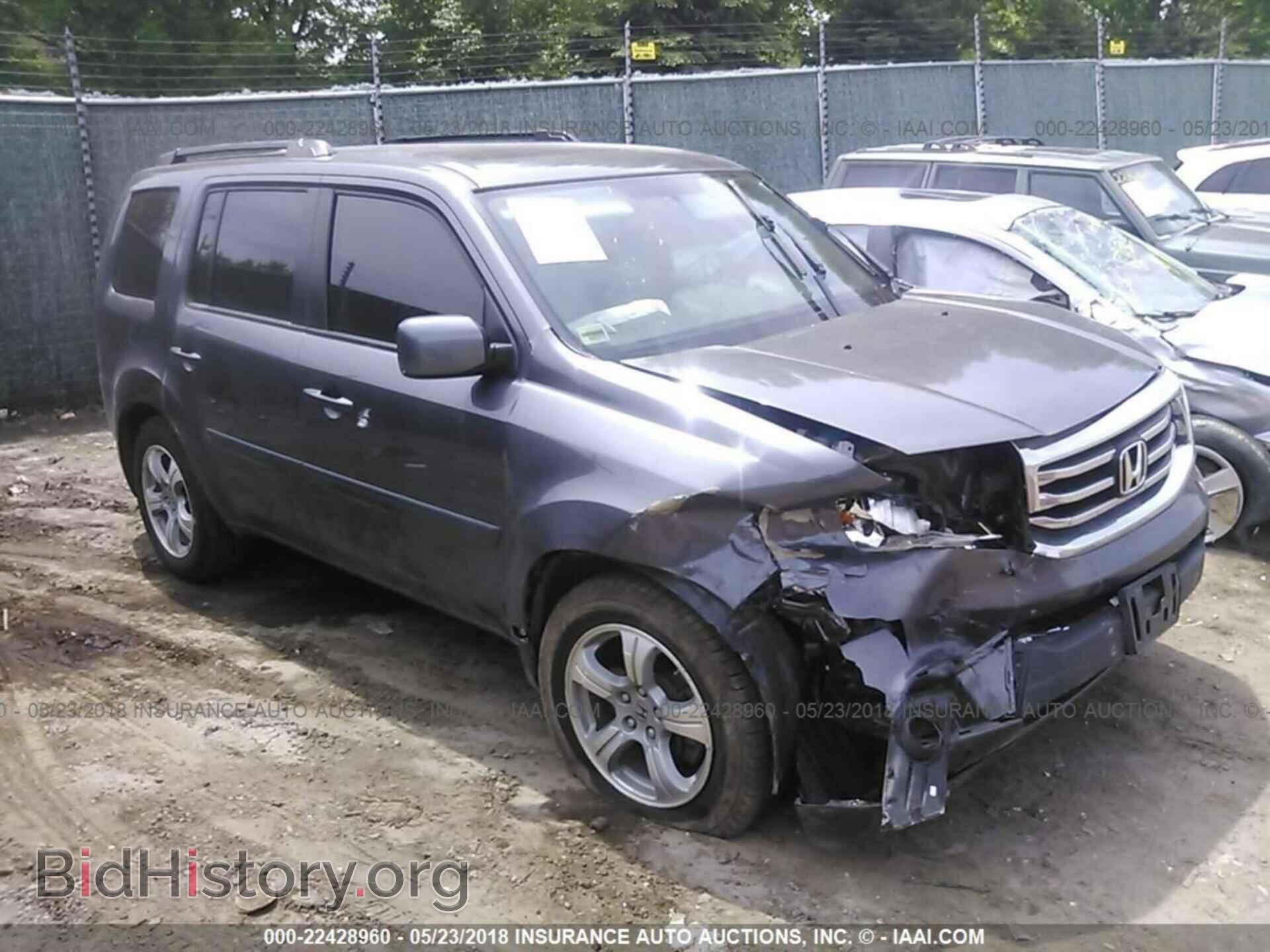 Фотография 5FNYF4H50EB052794 - Honda Pilot 2014