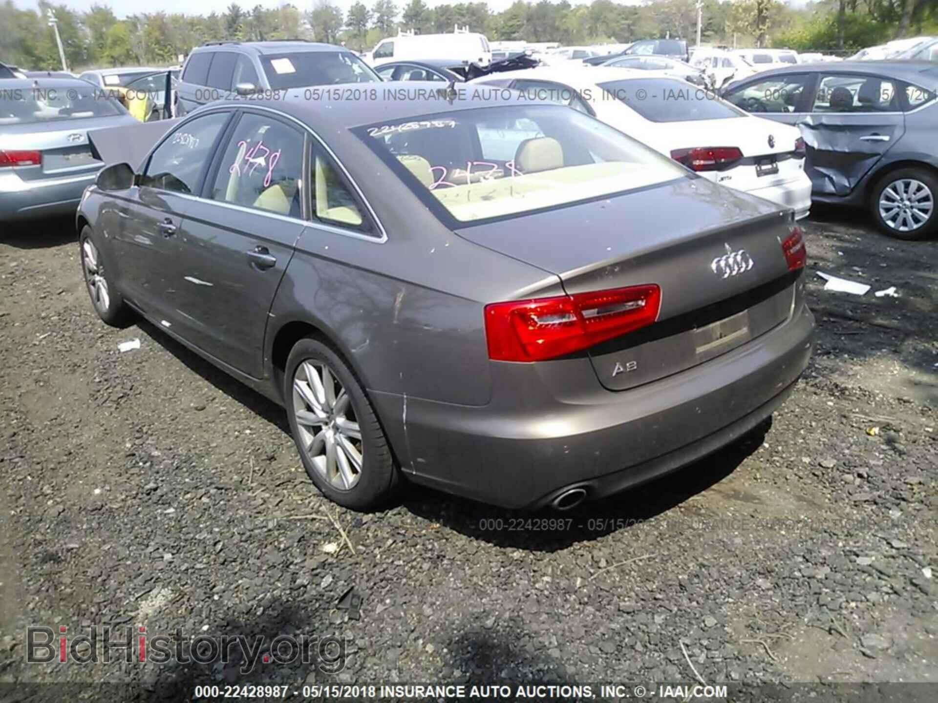 2014 Audi A6 - VIN: WAUGFAFC0EN031969 - Фото 3