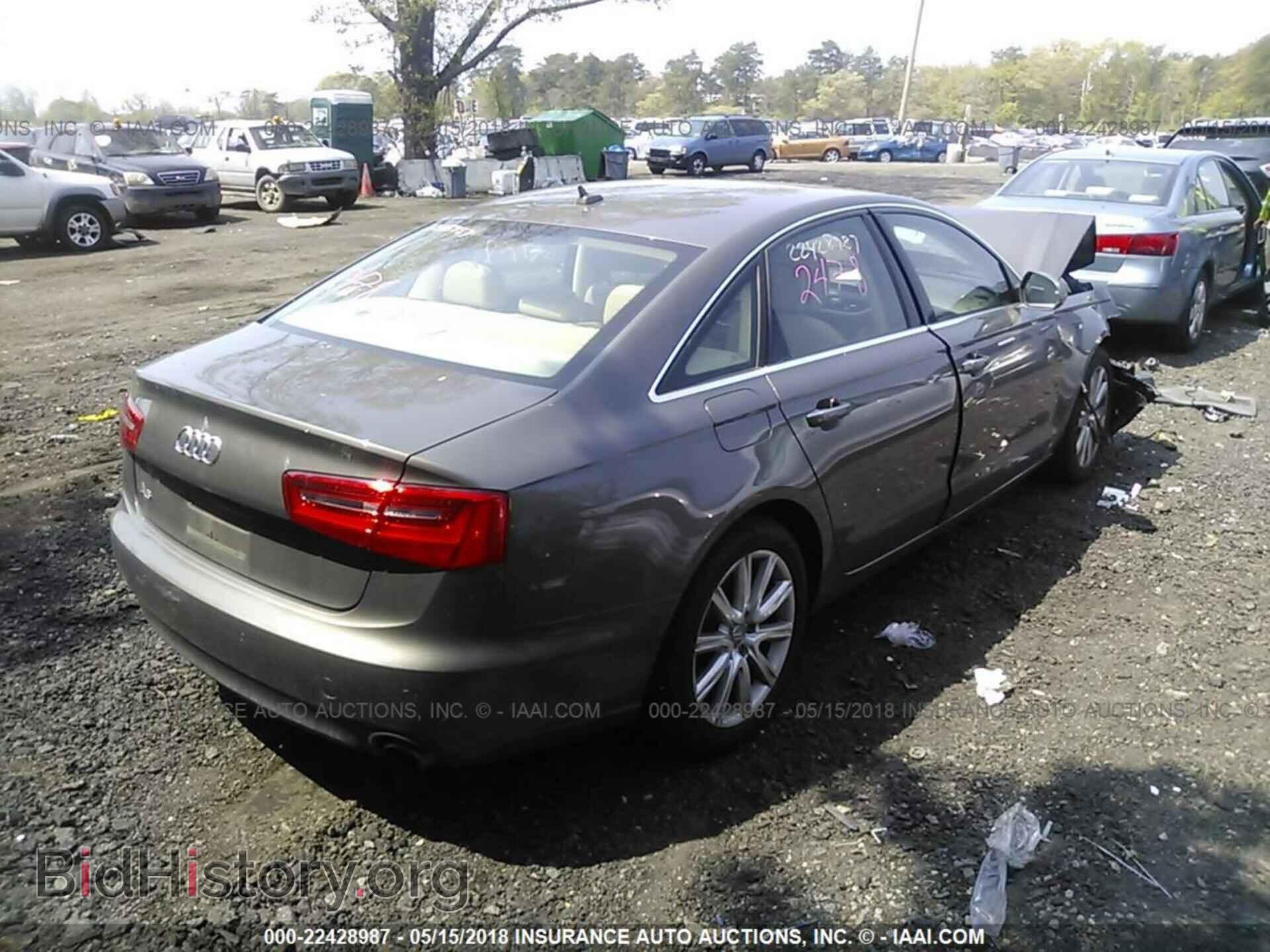2014 Audi A6 - VIN: WAUGFAFC0EN031969 - Фото 4