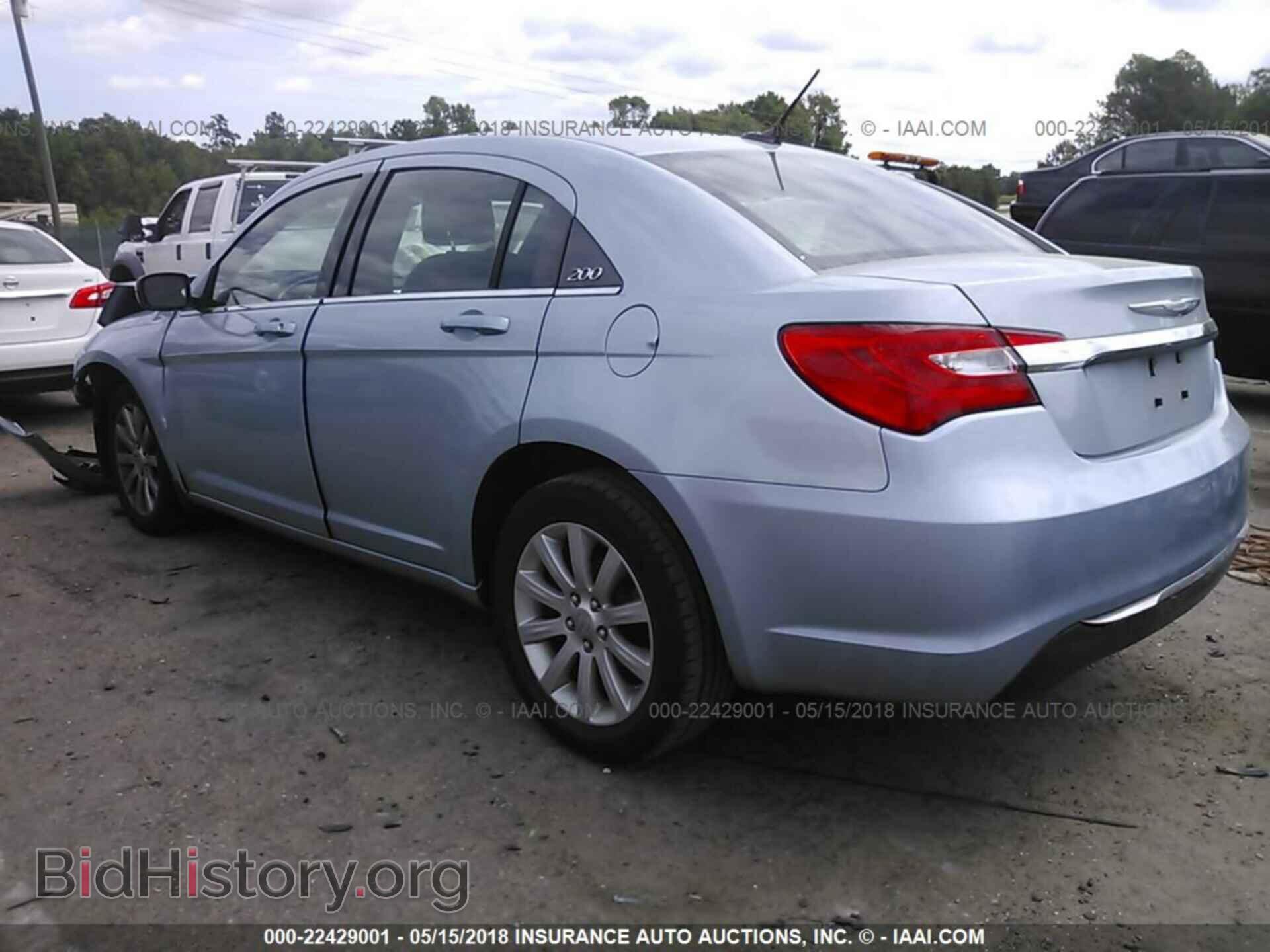 2012 Chrysler 200 - VIN: 1C3CCBBB0CN143251 - Фото 3