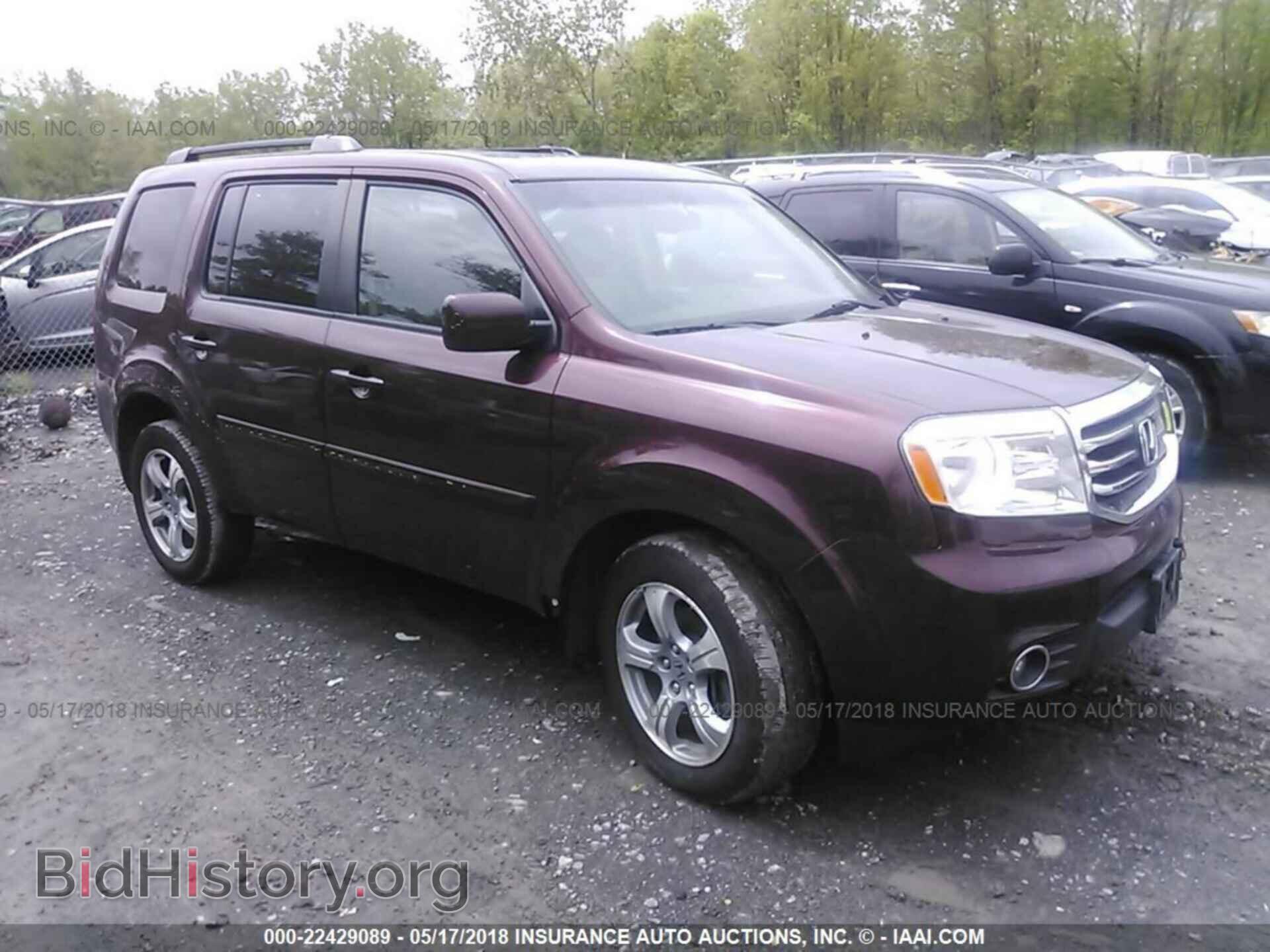 Фотография 5FNYF4H74CB040503 - Honda Pilot 2012