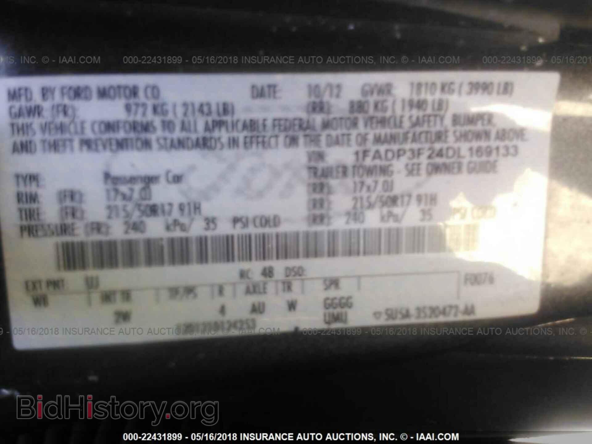 2013 Ford Focus - VIN: 1FADP3F24DL169133 - Photo 9