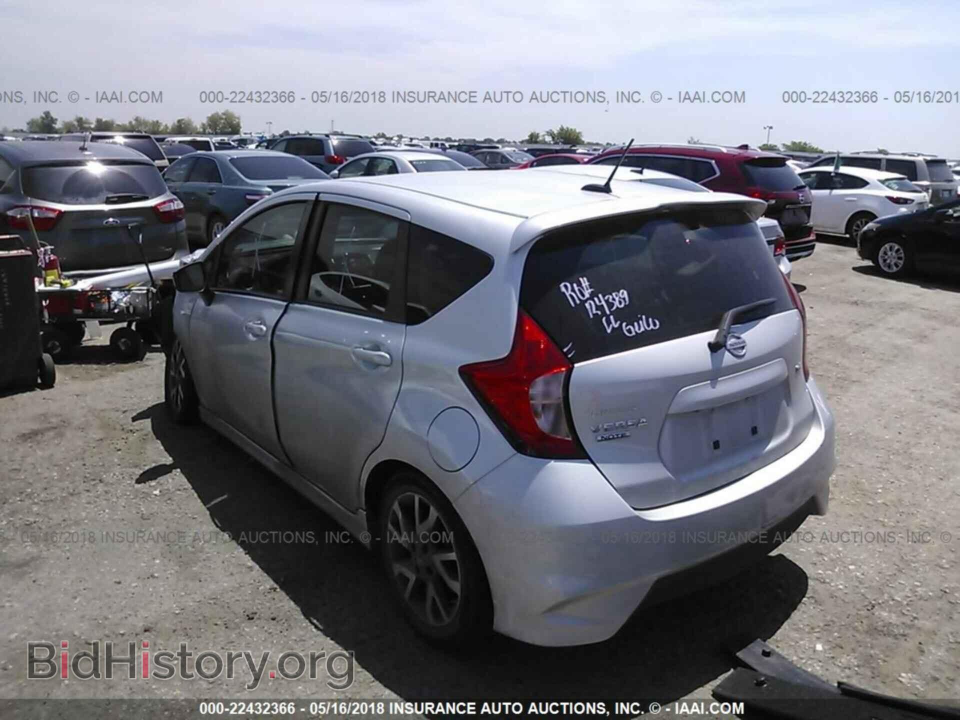 2016 Nissan Versa note - VIN: 3N1CE2CP8GL409110 - Фото 3