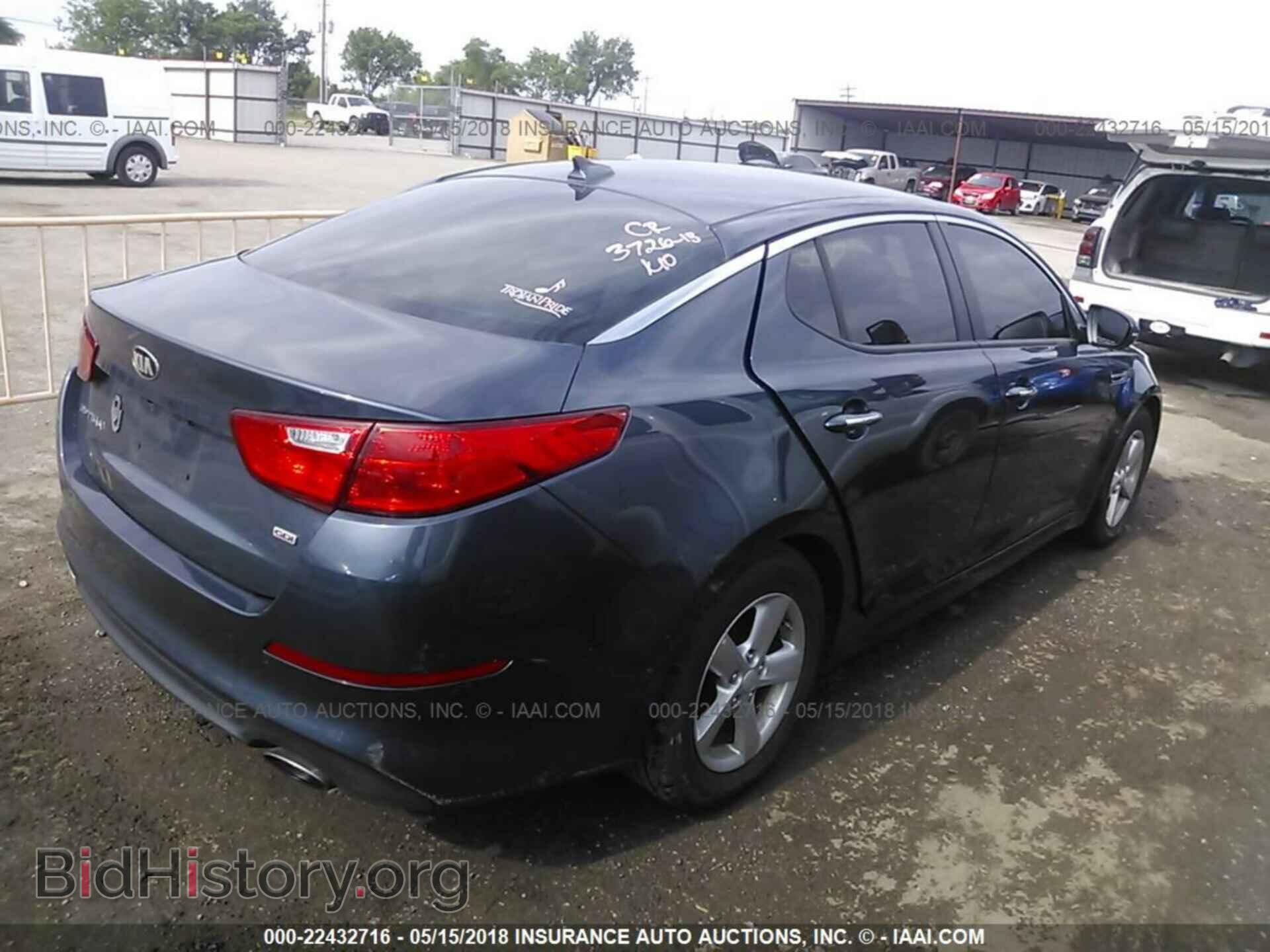 2015 Kia Optima - VIN: KNAGM4A73F5592041 - Фото 4