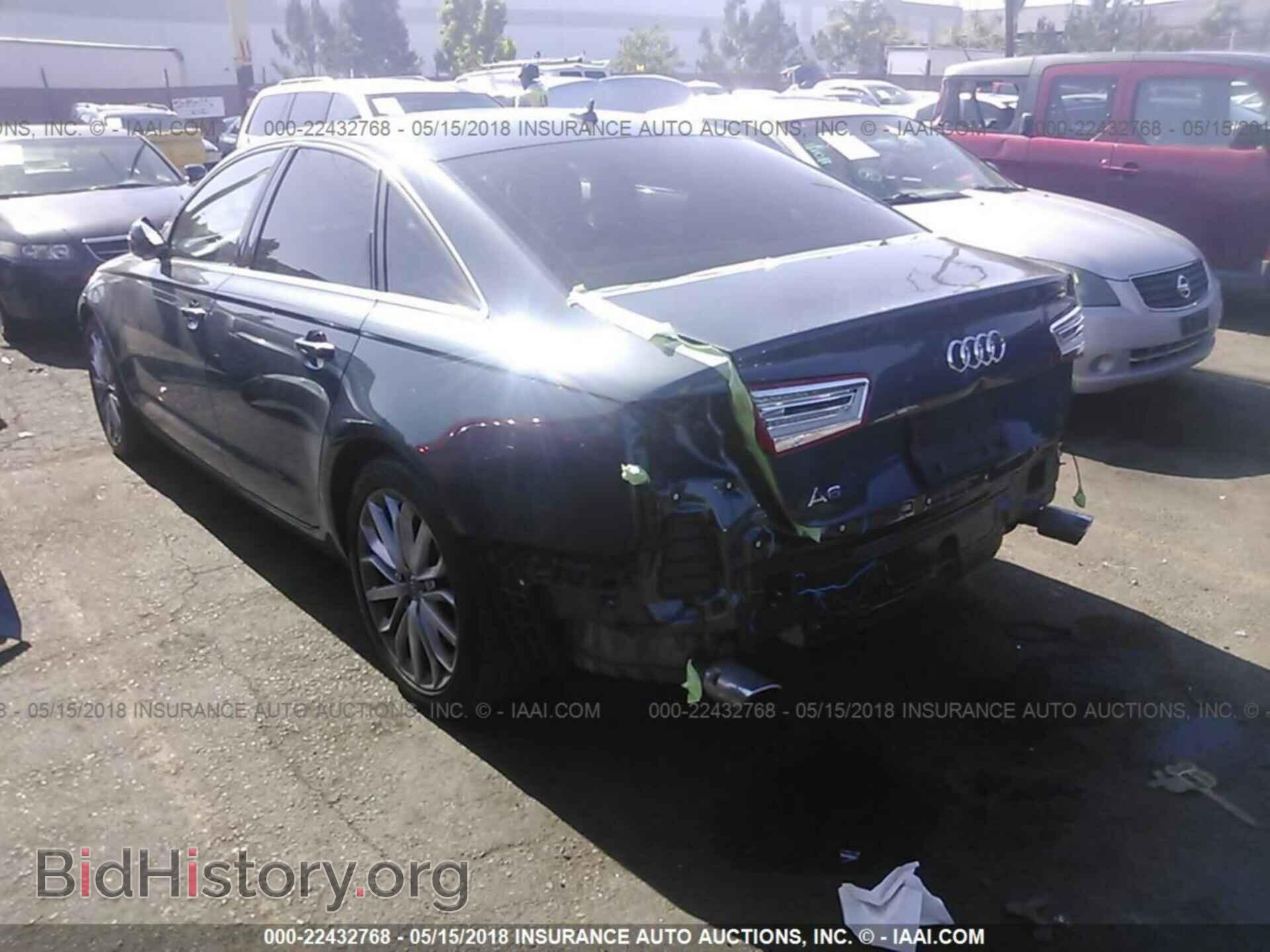 2014 Audi A6 - VIN: WAUGFAFC2EN078615 - Фото 3