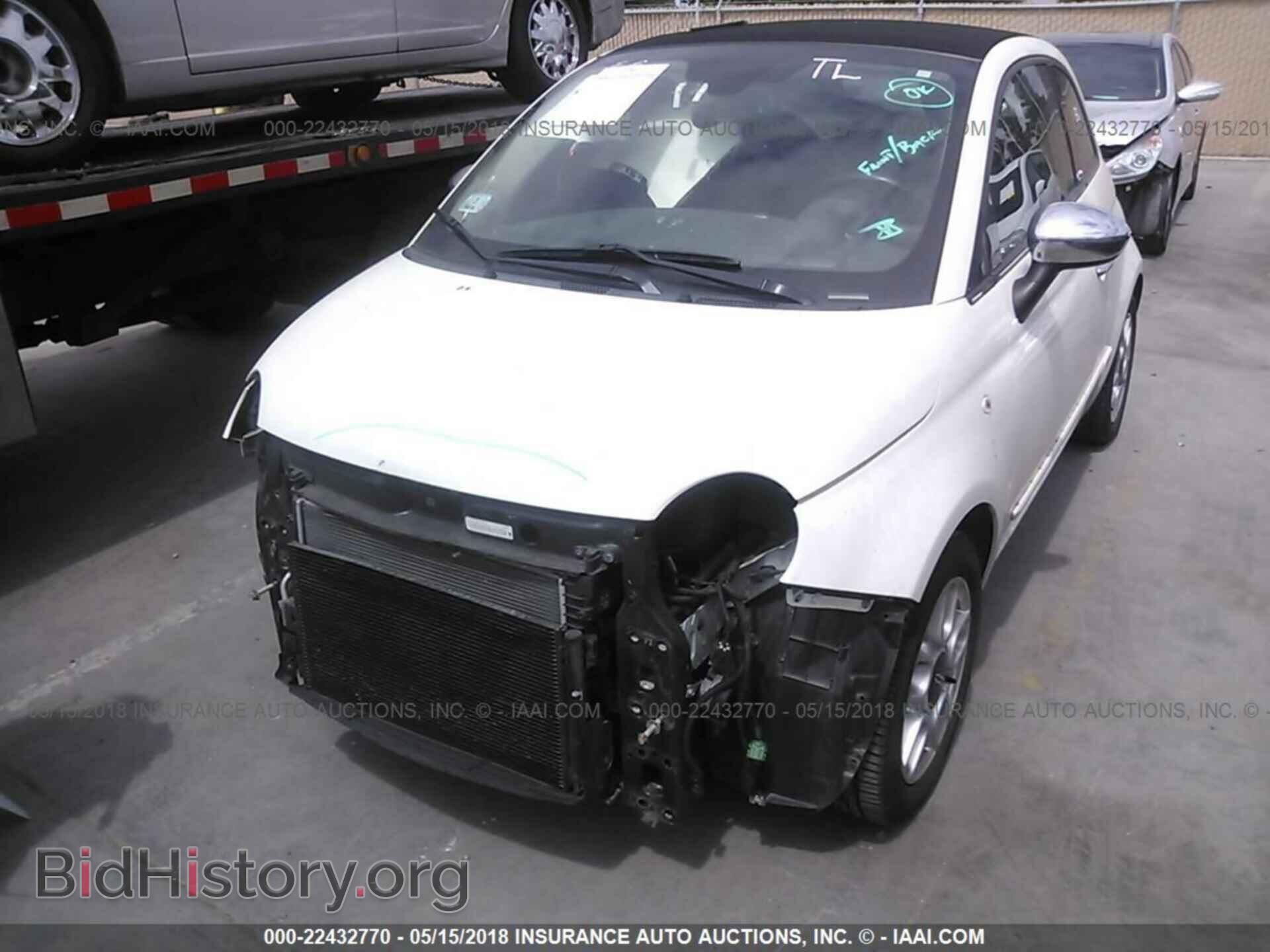 2012 Fiat 500 - VIN: 3C3CFFER0CT130247 - Фото 2