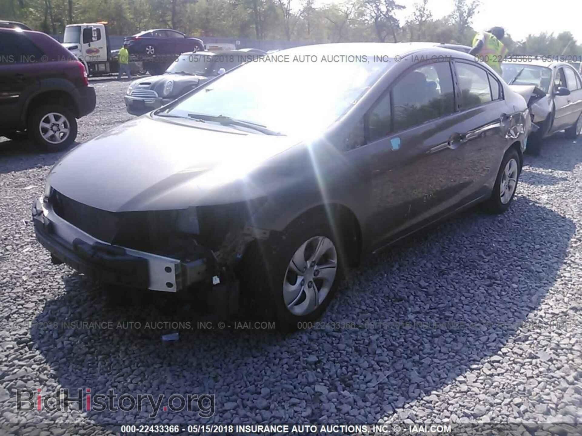 2013 Honda Civic - VIN: 19XFB2F53DE291271 - Фото 2