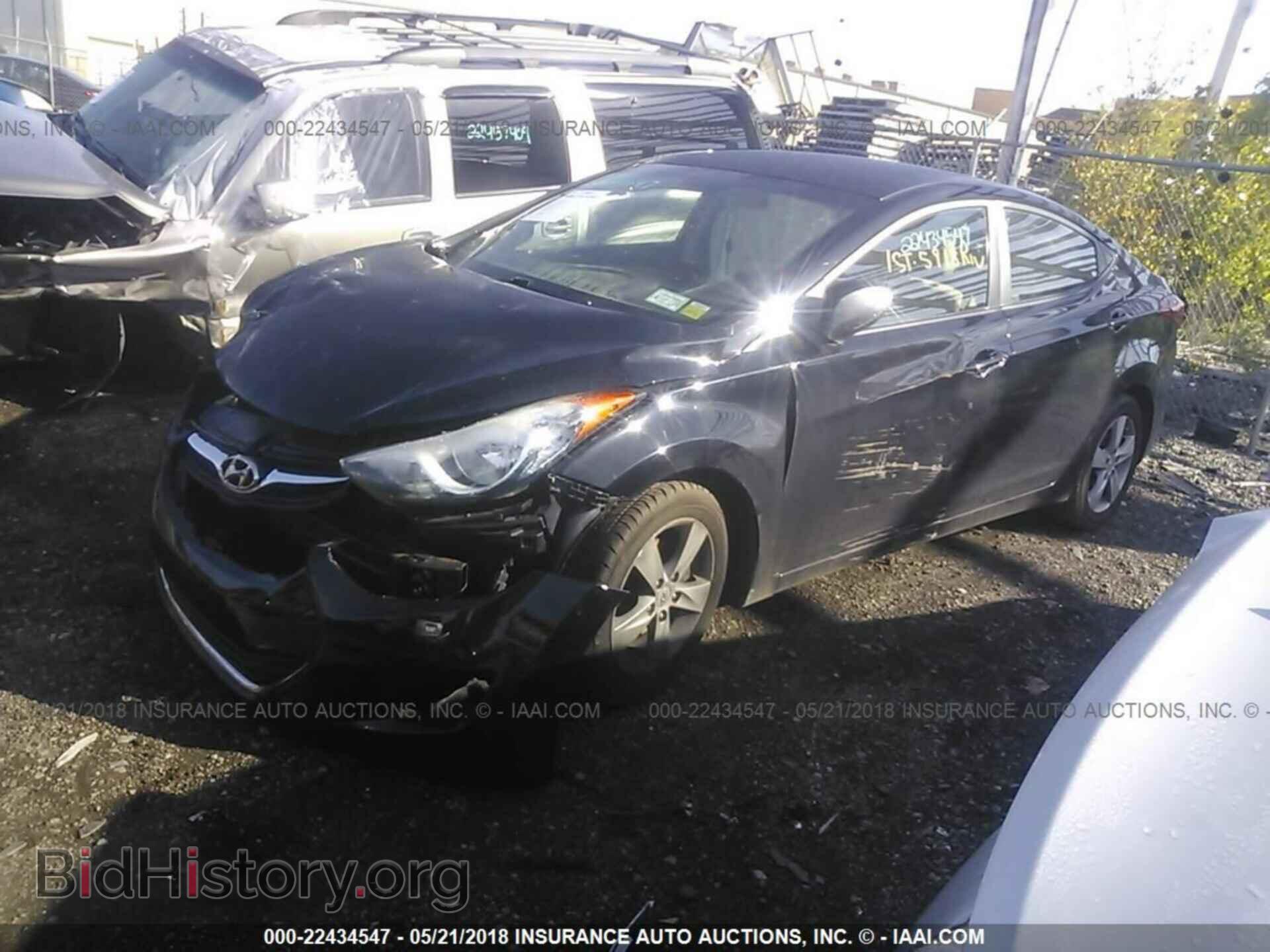 2012 Hyundai Elantra - VIN: KMHDH4AE9CU183354 - Фото 2