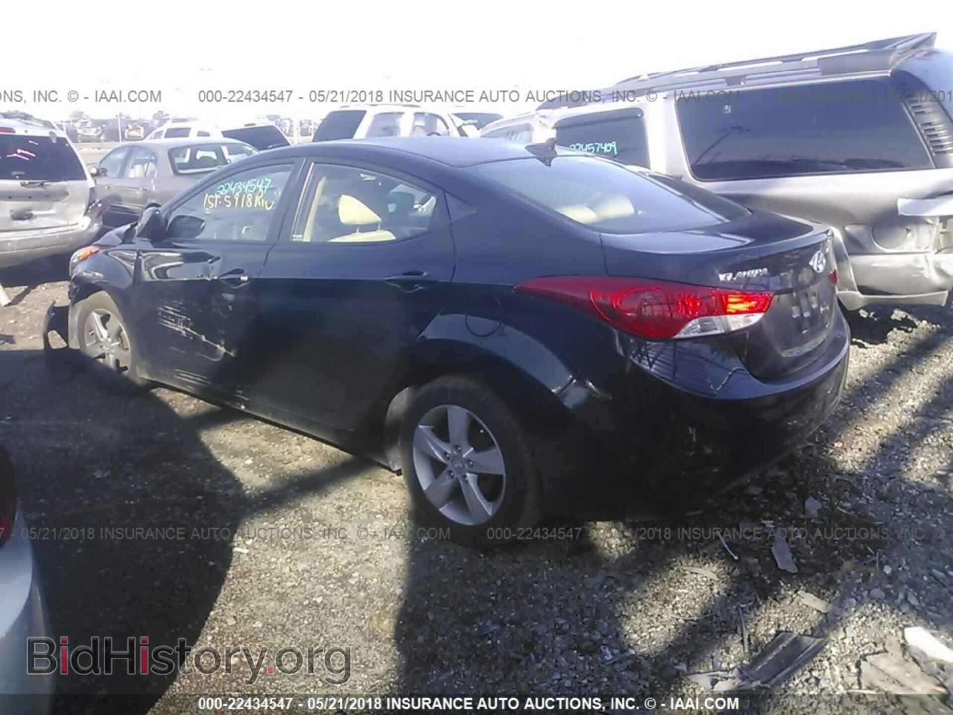 2012 Hyundai Elantra - VIN: KMHDH4AE9CU183354 - Фото 3