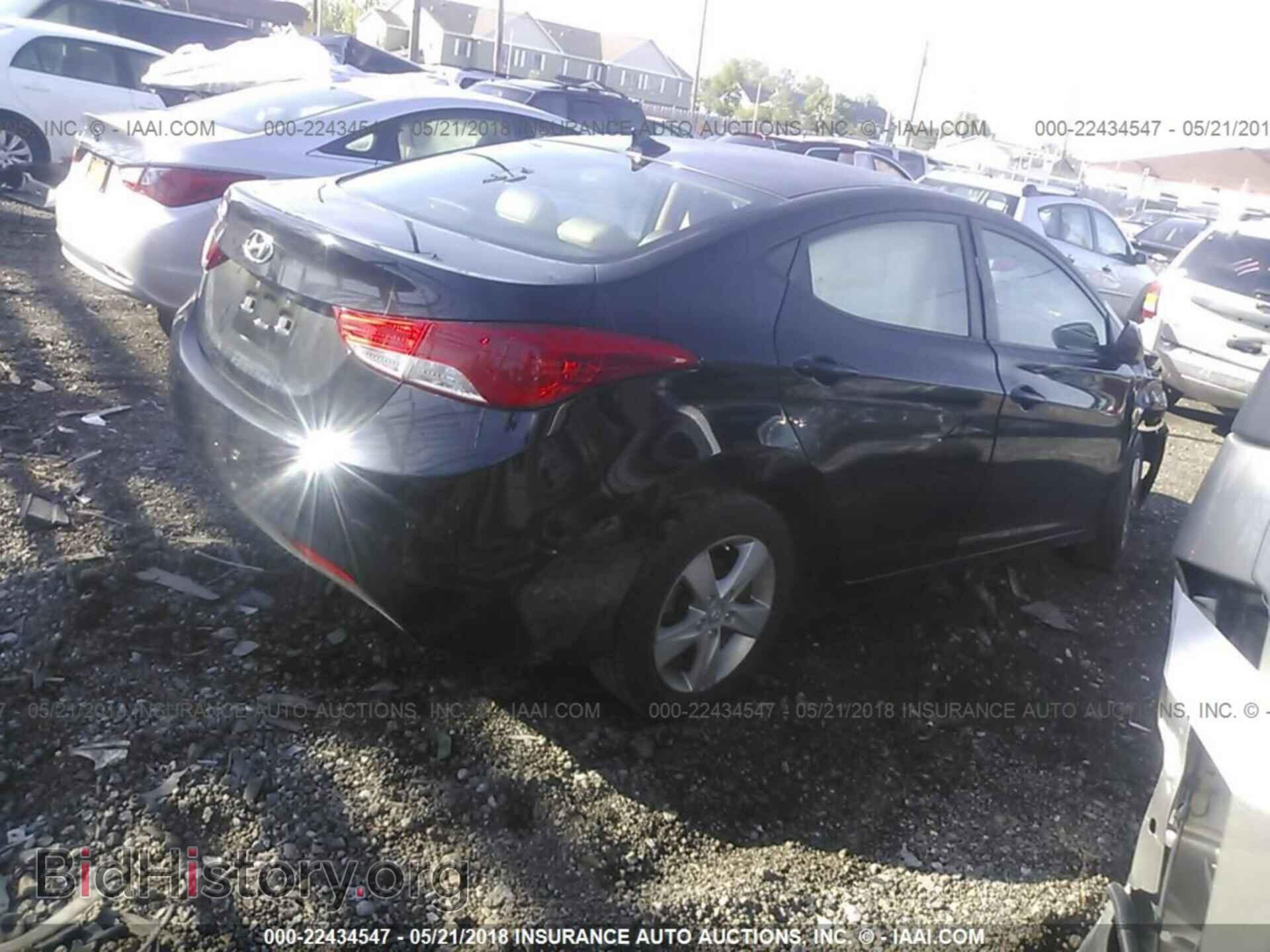 2012 Hyundai Elantra - VIN: KMHDH4AE9CU183354 - Фото 4