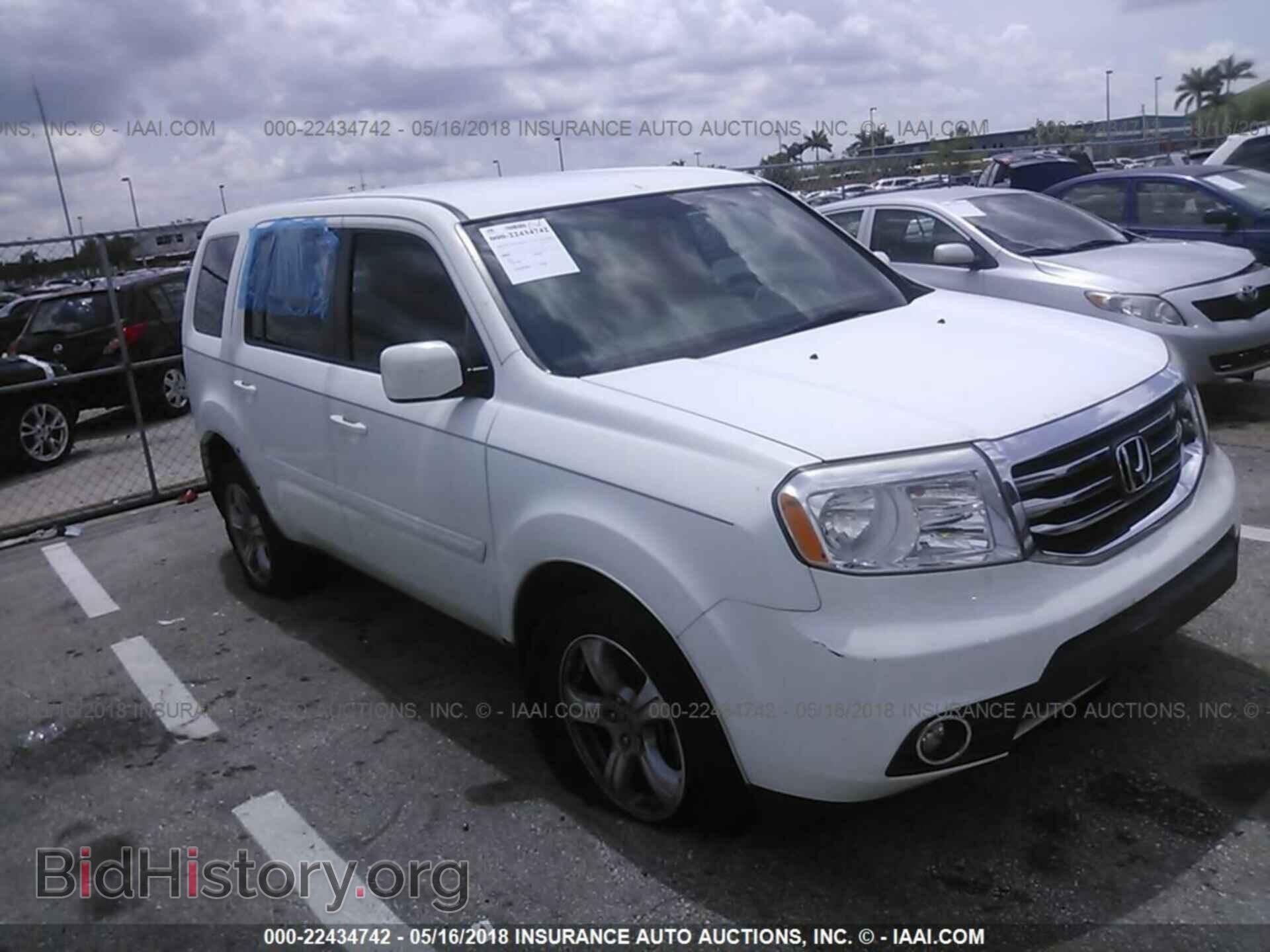 Фотография 5FNYF3H45DB040852 - Honda Pilot 2013