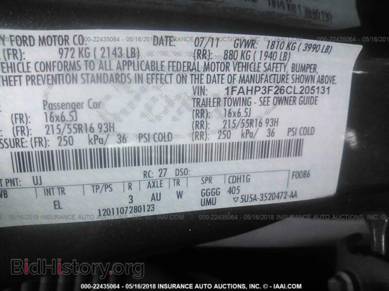 2012 Ford FOCUS (VIN 1FAHP3F26CL205131) — photo 9 of 10