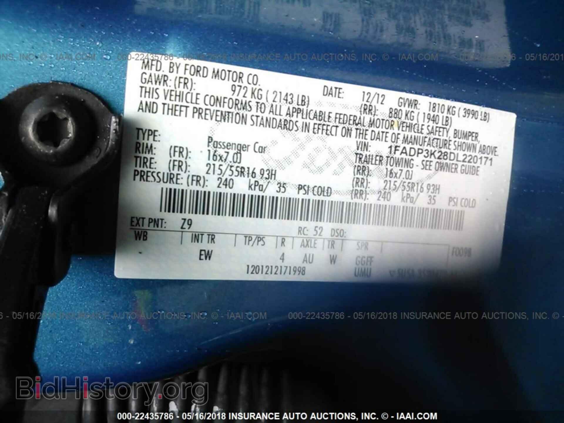 2013 Ford Focus - VIN: 1FADP3K28DL220171 - Photo 9