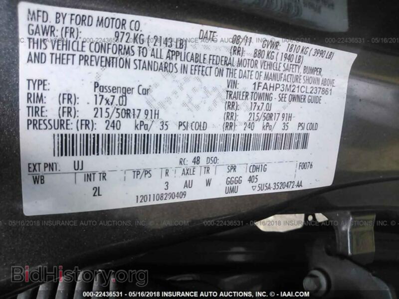 2012 Ford FOCUS (VIN 1FAHP3M21CL237861) — photo 9 of 10