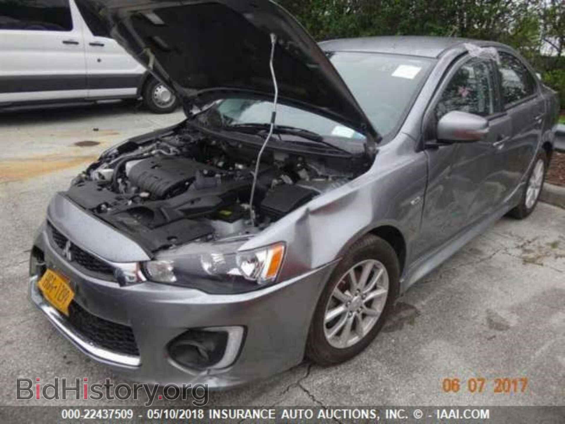2016 Mitsubishi Lancer - VIN: JA32U2FU6GU007359 - Фото 2
