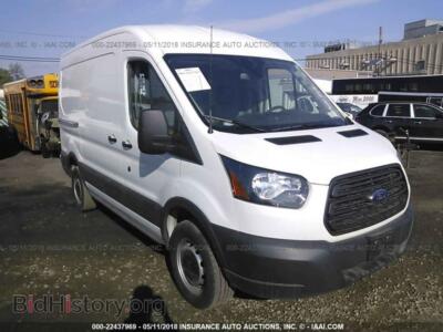 2017 Ford TRANSIT, белый — VIN 1FTYR1CM9HKA97096, IAAI