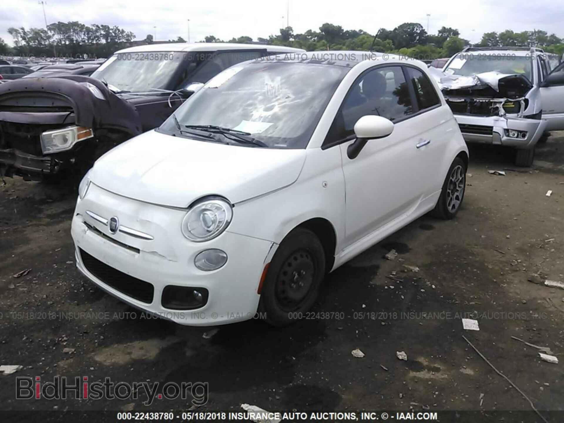 2012 Fiat 500 - VIN: 3C3CFFBR0CT200477 - Фото 2