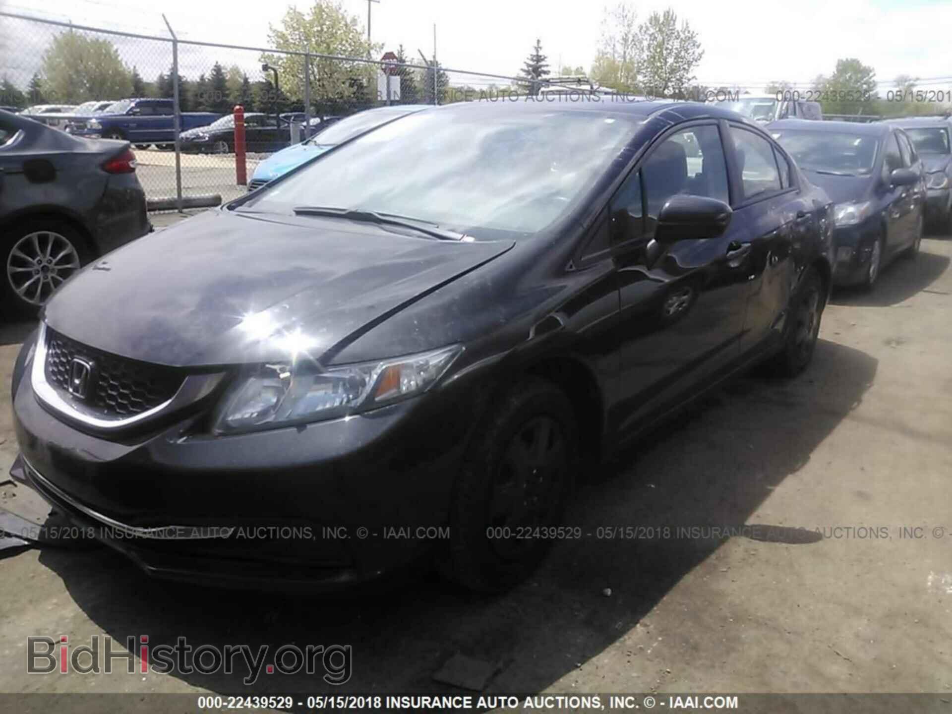 2014 Honda Civic - VIN: 2HGFB2F80EH536867 - Фото 2