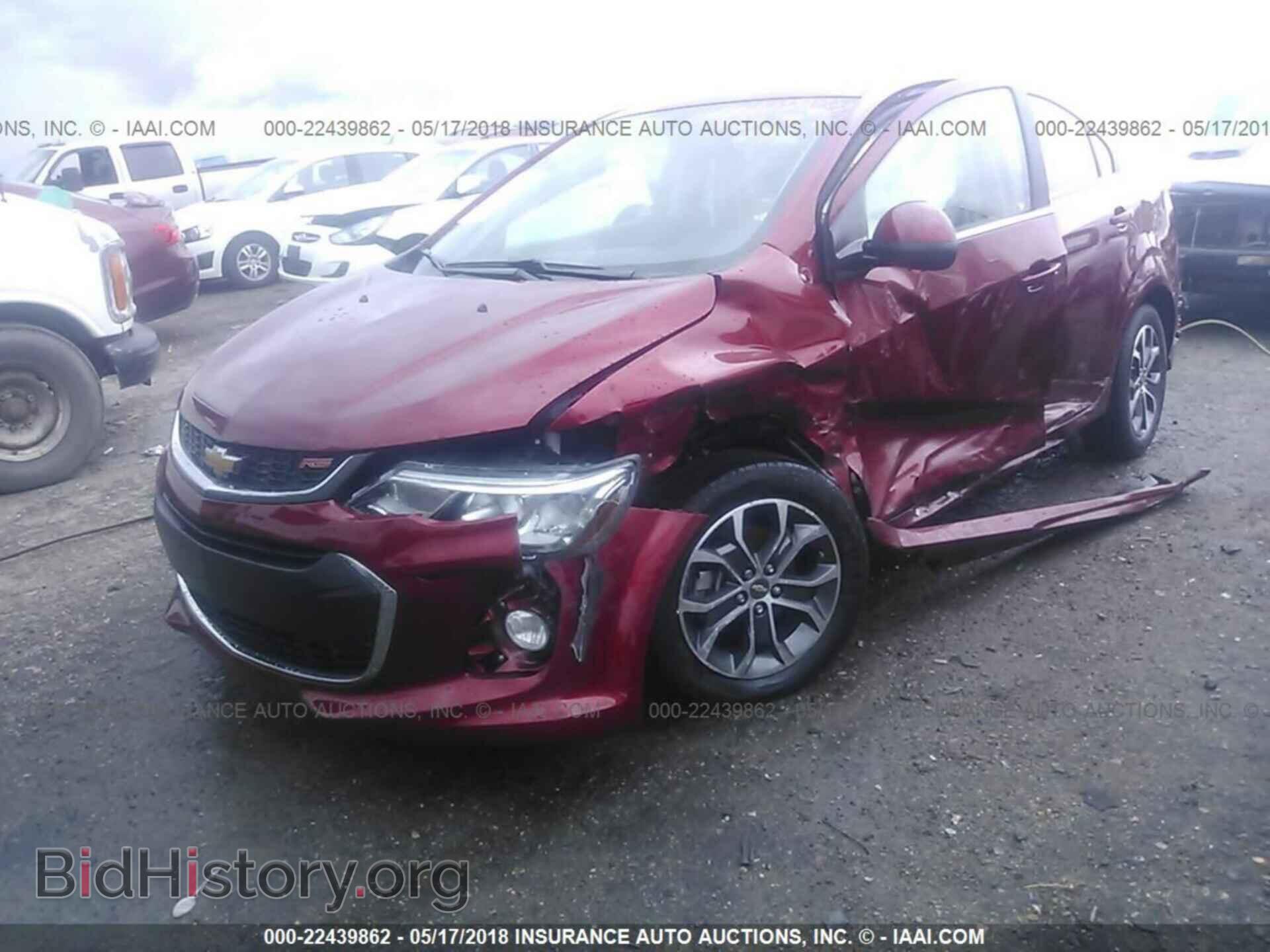 2017 Chevrolet Sonic - VIN: 1G1JD5SH5H4113254 - Фото 2