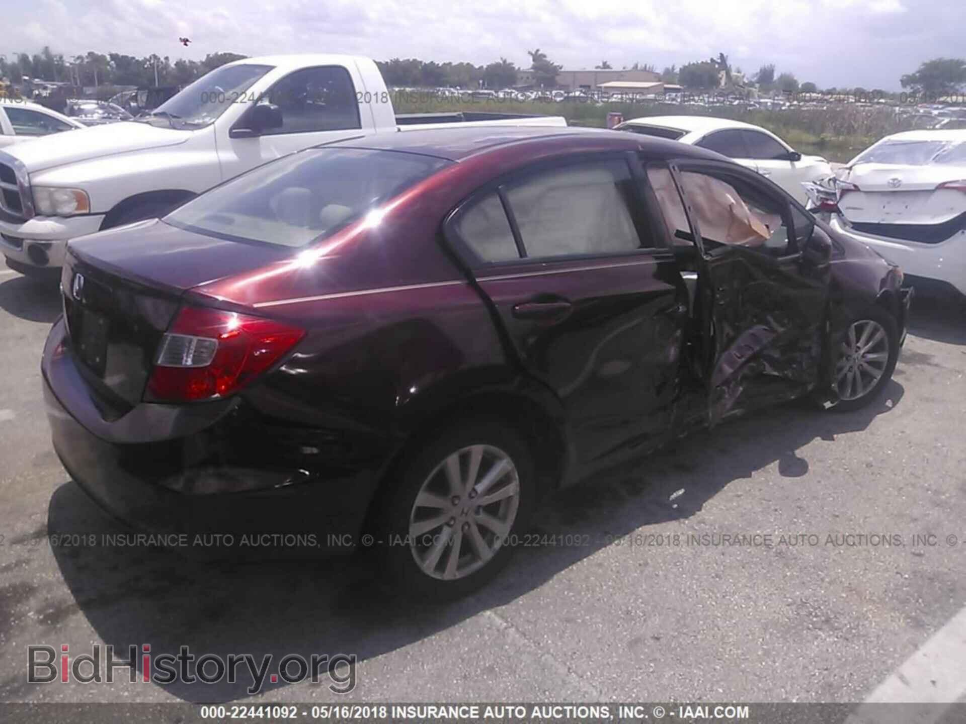 2012 Honda CIVIC (VIN JHMFB2F87CS002638) — фото 4 из 10