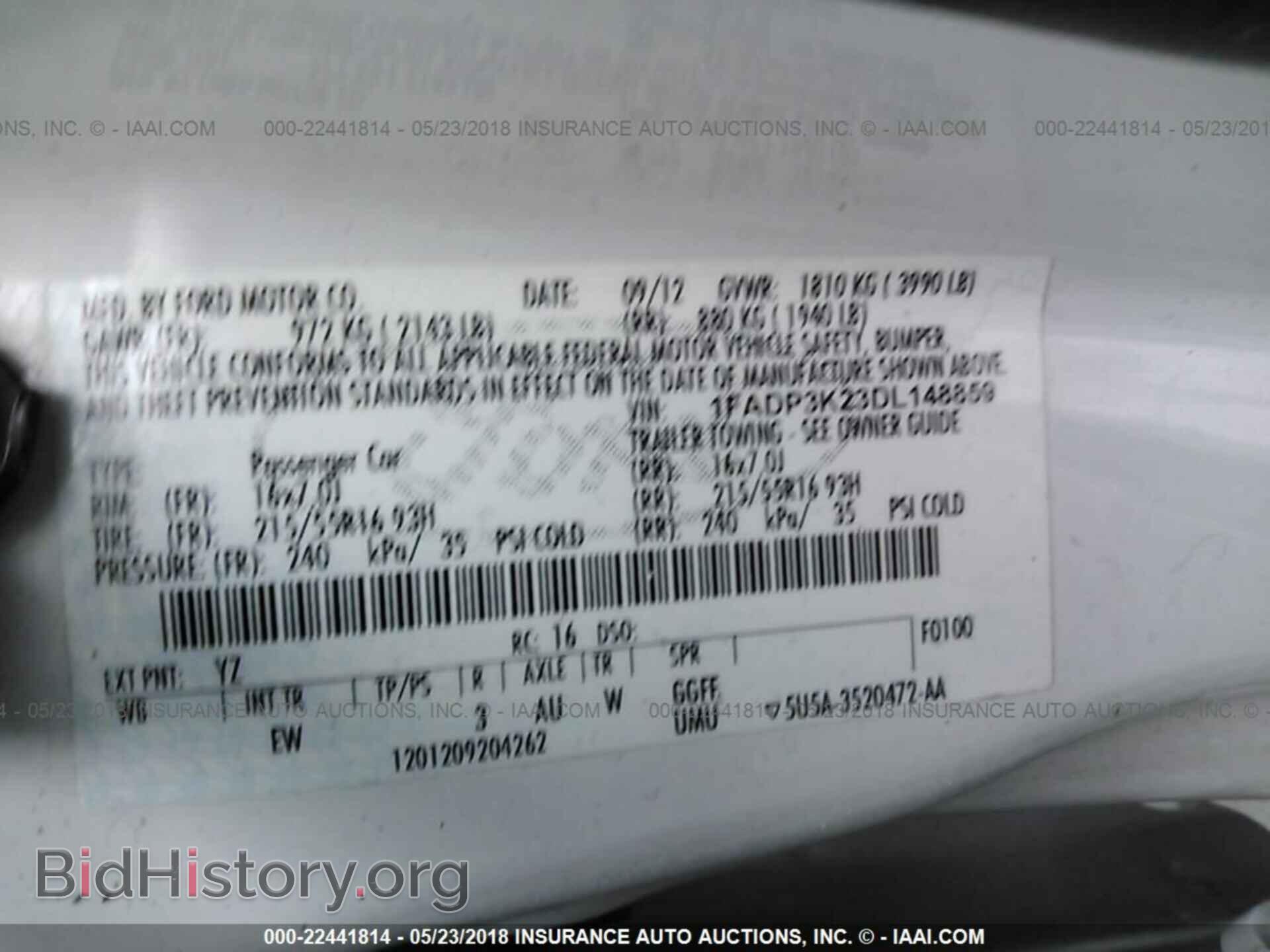 2013 Ford Focus - VIN: 1FADP3K23DL148859 - Photo 9