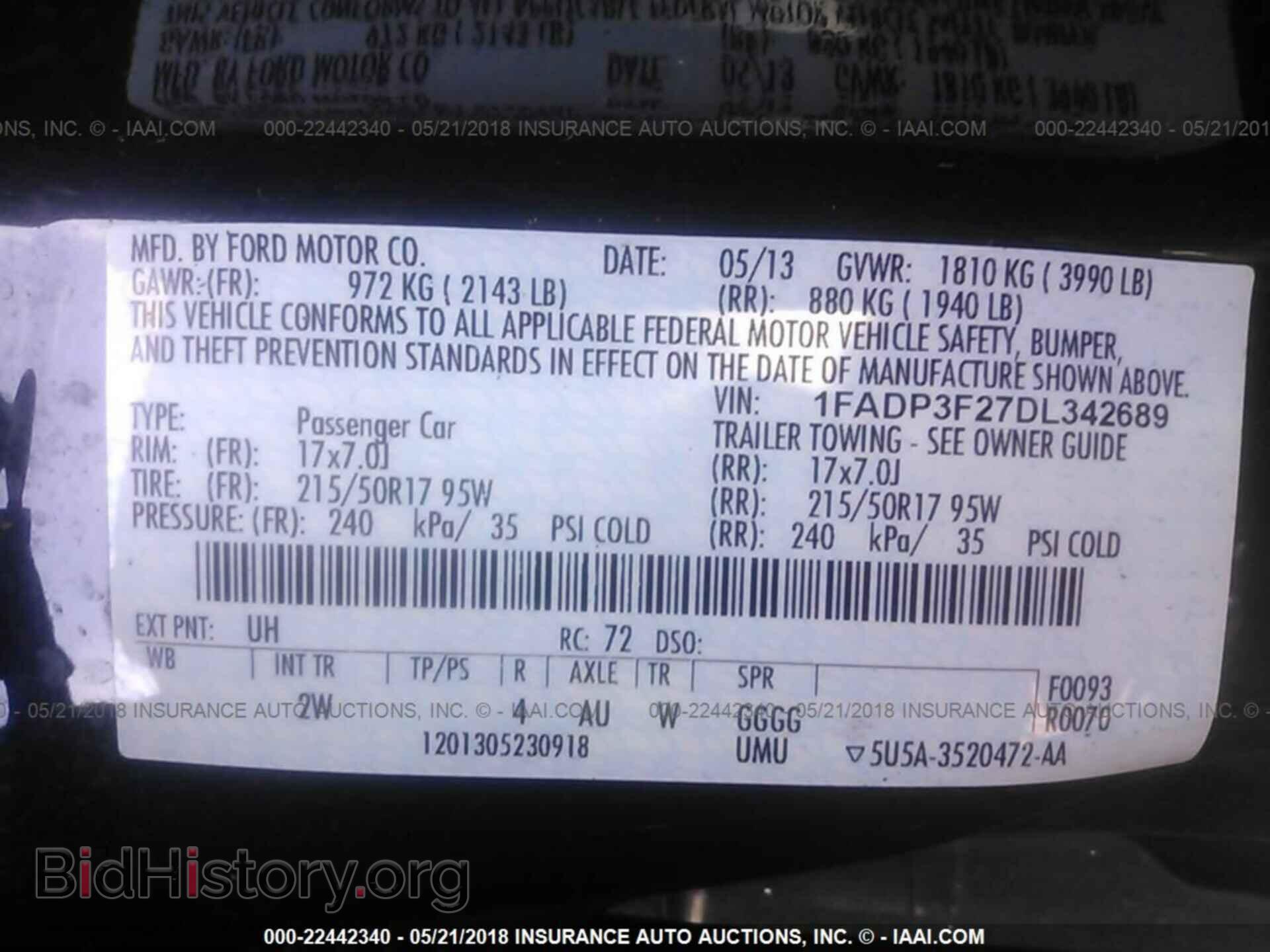 2013 Ford Focus - VIN: 1FADP3F27DL342689 - Photo 9