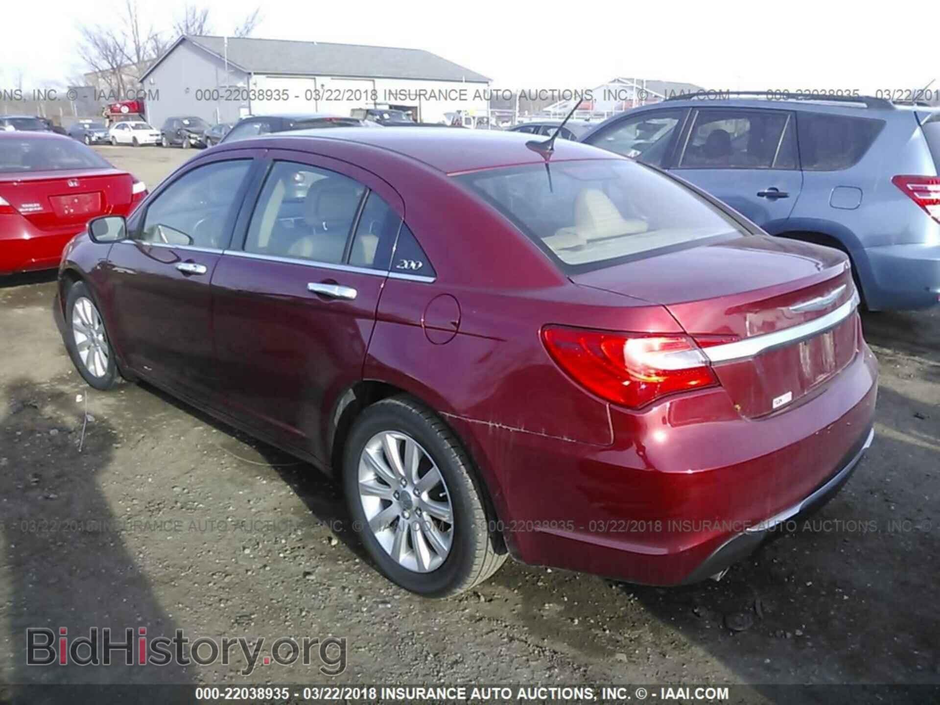 2014 CHRYSLER 200 - VIN: 1C3CCBCG1EN151694 - Фото 3