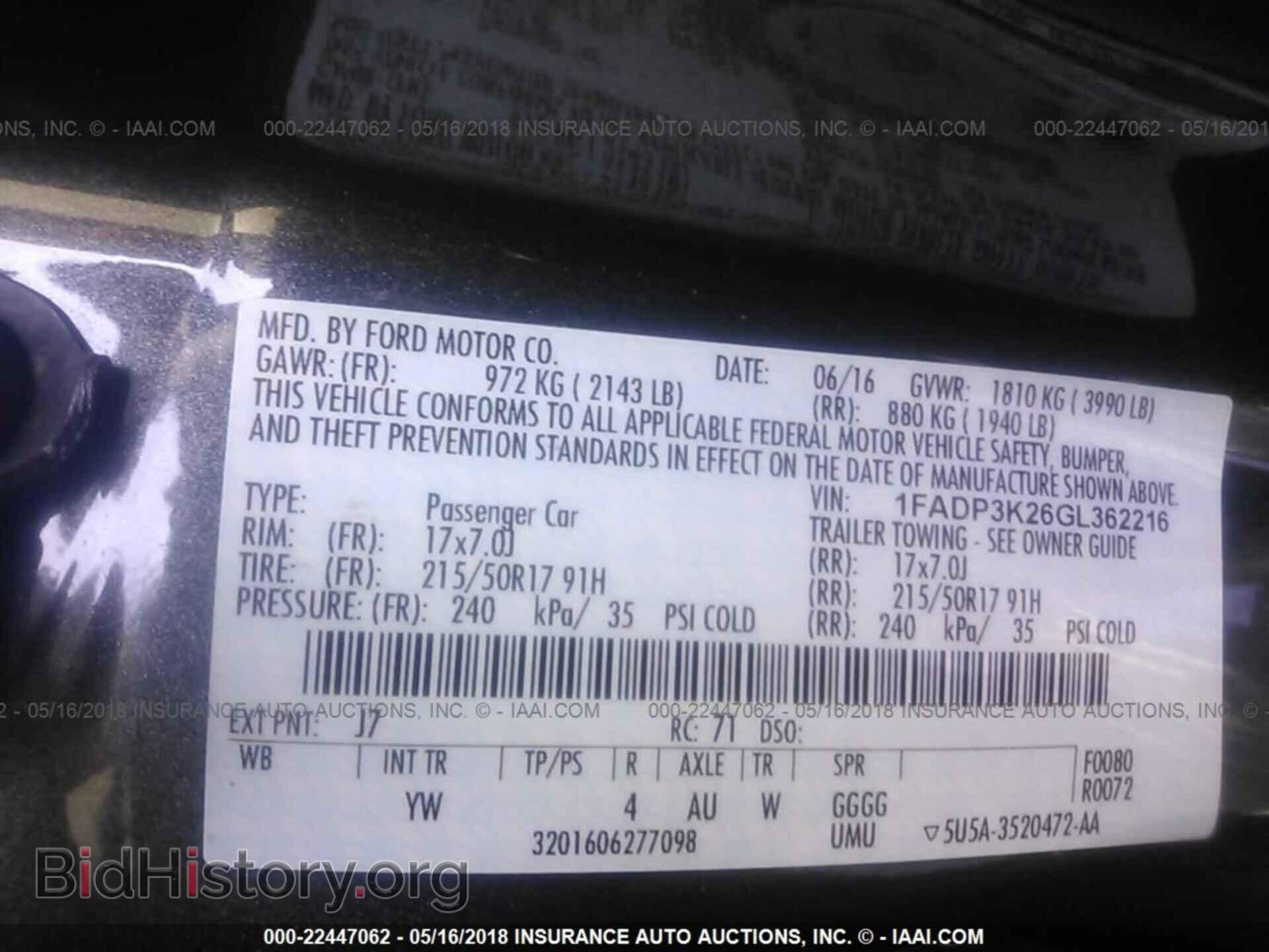 2016 Ford Focus - VIN: 1FADP3K26GL362216 - Photo 9