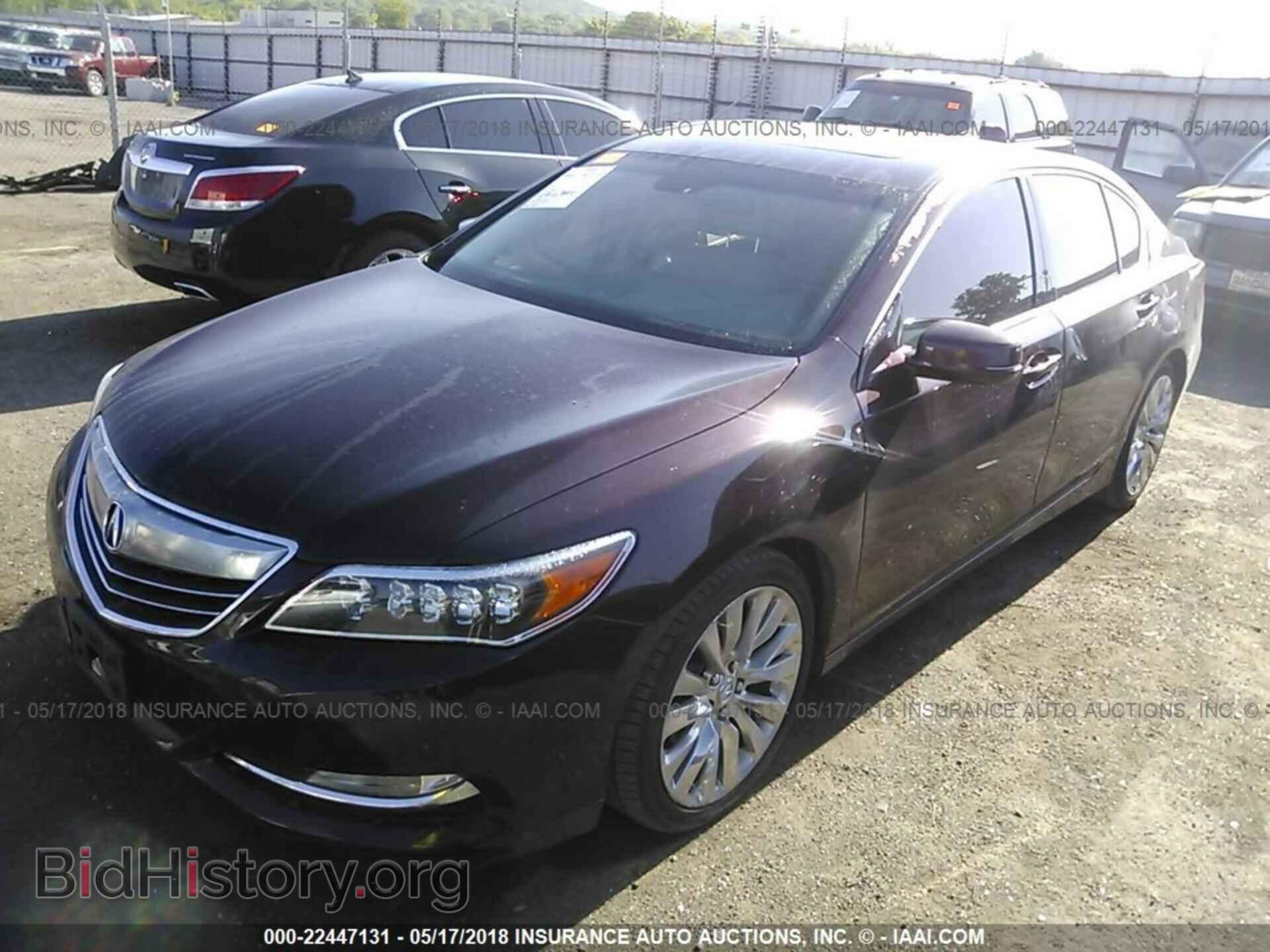 2014 Acura Rlx - VIN: JH4KC1F90EC000774 - Фото 2