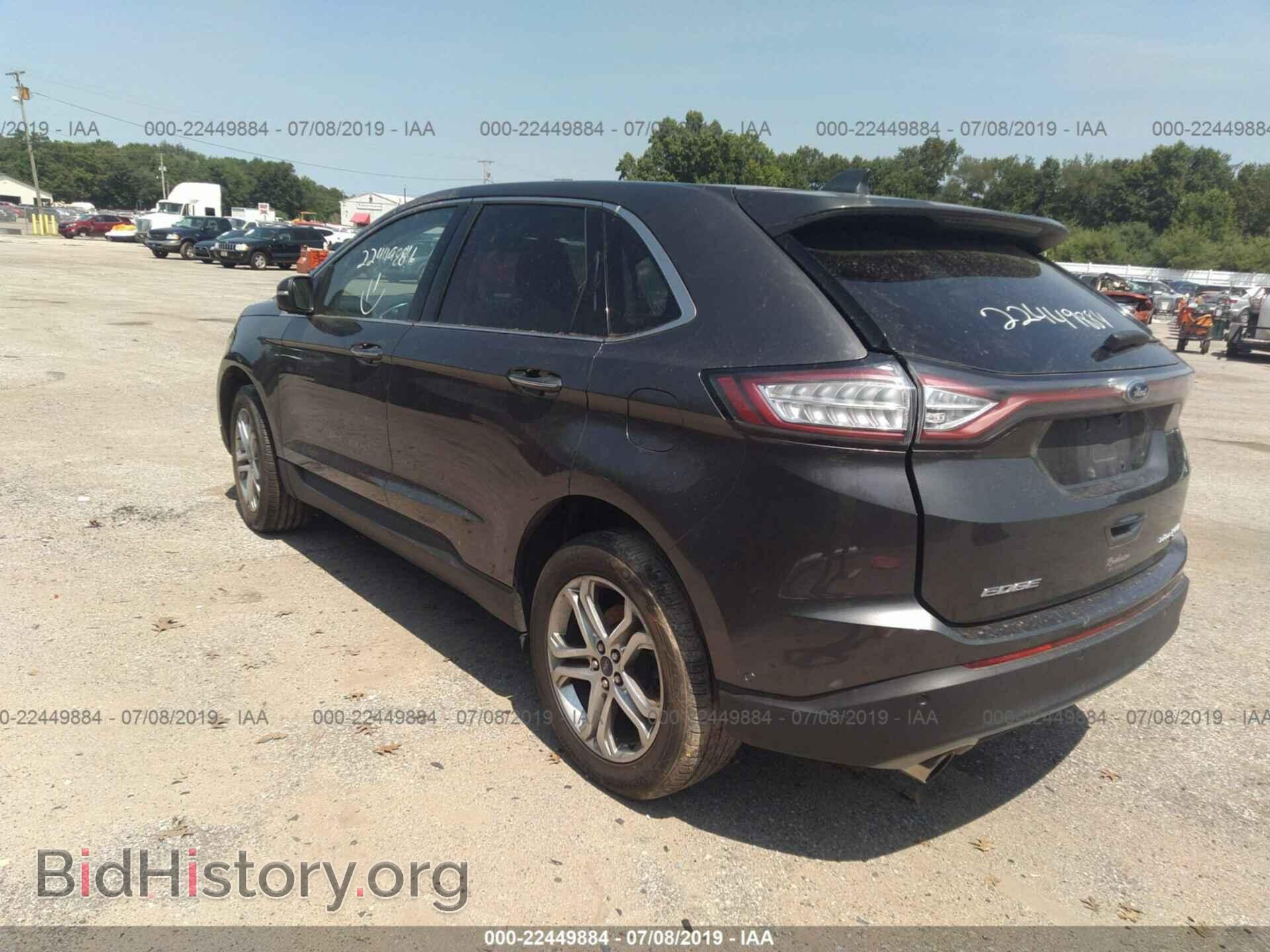 2015 FORD EDGE - VIN: 2FMPK4K99FBB01004 - Photo 3
