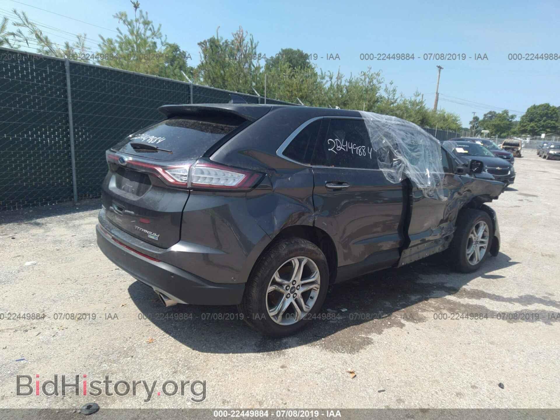 2015 FORD EDGE - VIN: 2FMPK4K99FBB01004 - Photo 4