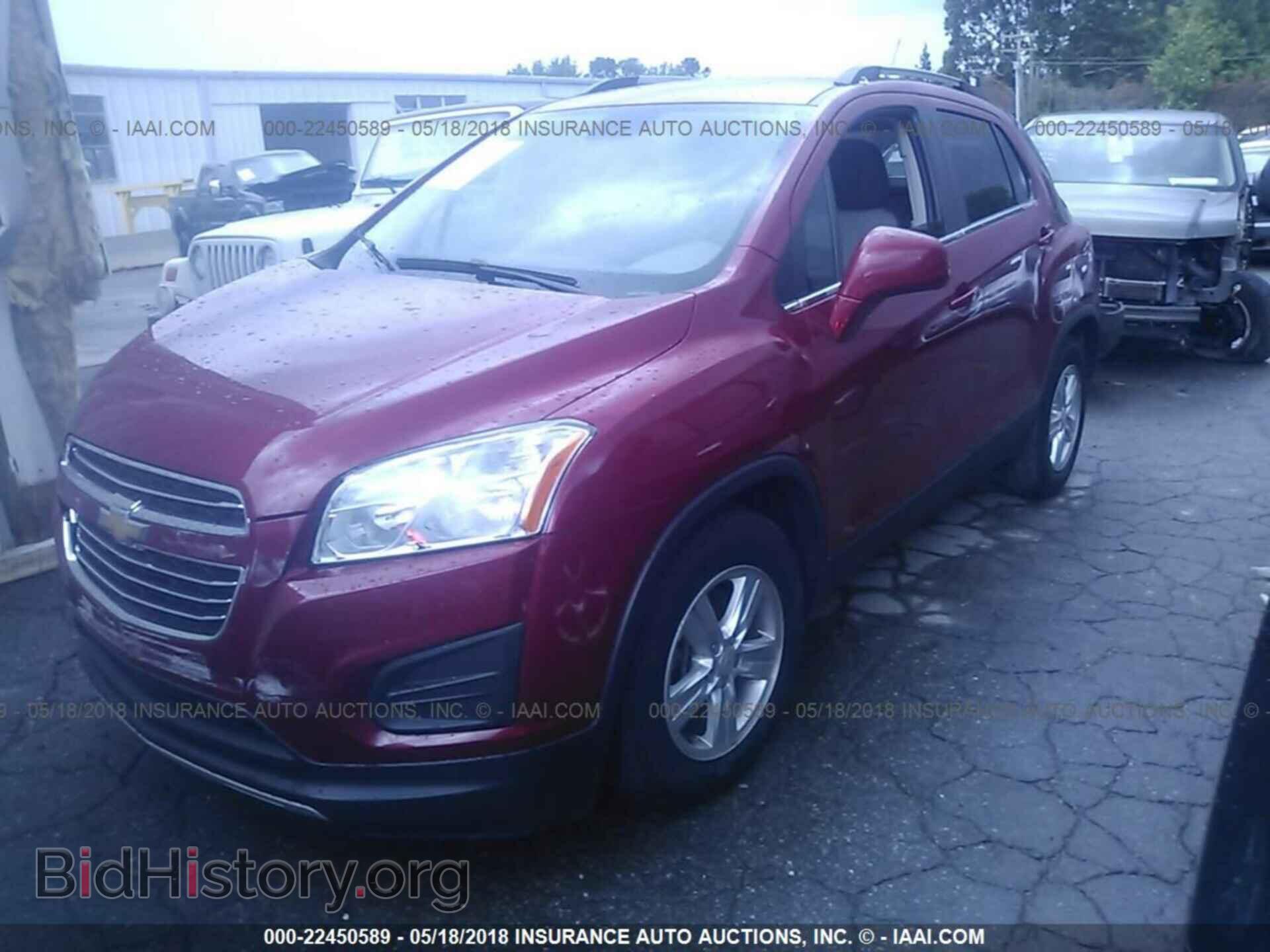 2015 CHEVROLET TRAX - VIN: KL7CJLSB5FB064880 - Фото 2