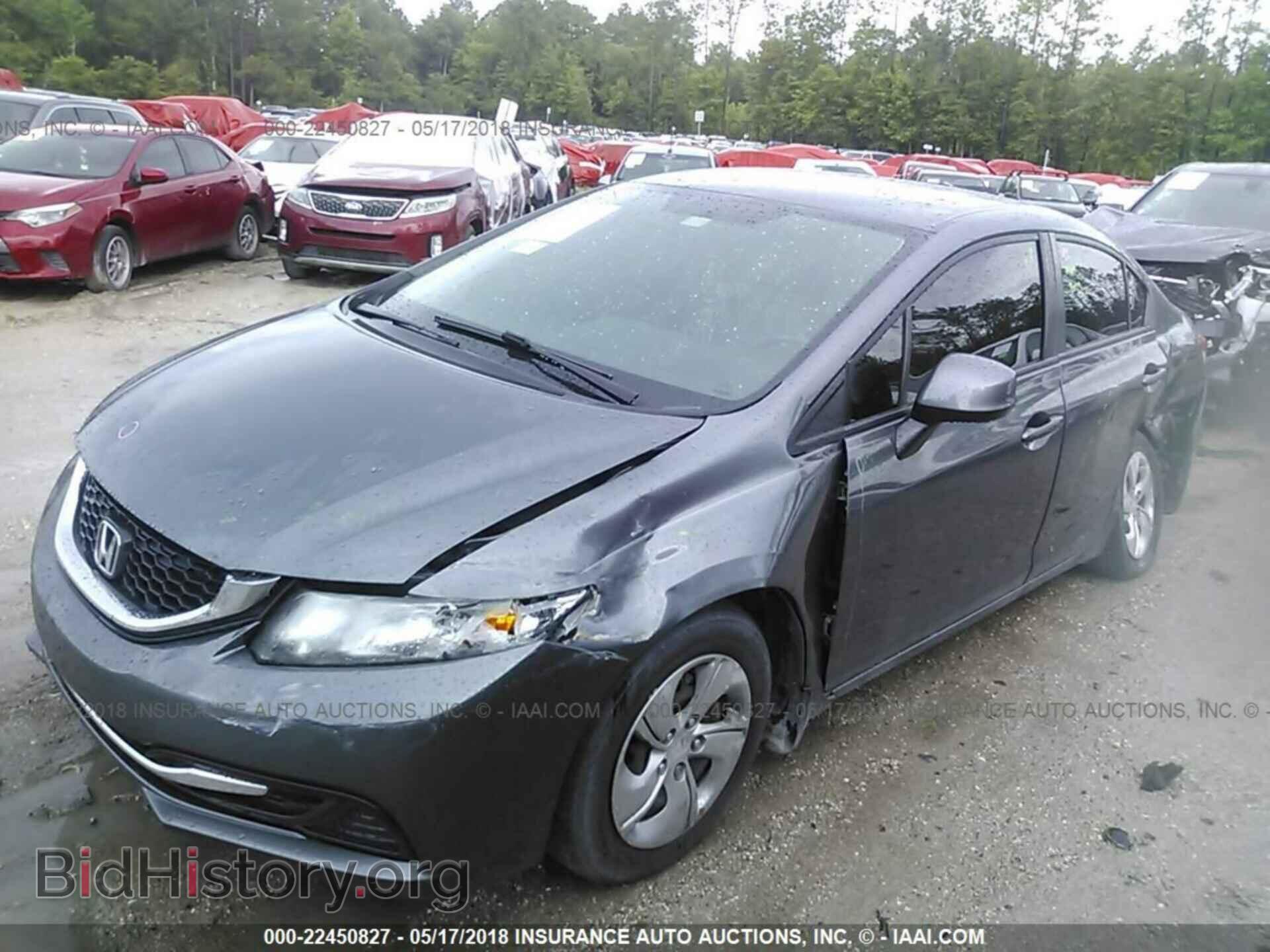 2013 Honda Civic - VIN: 19XFB2F58DE058664 - Фото 2