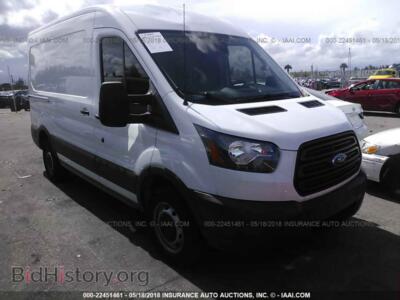2017 Ford TRANSIT, белый — VIN 1FTYR1CM8HKA13639, IAAI