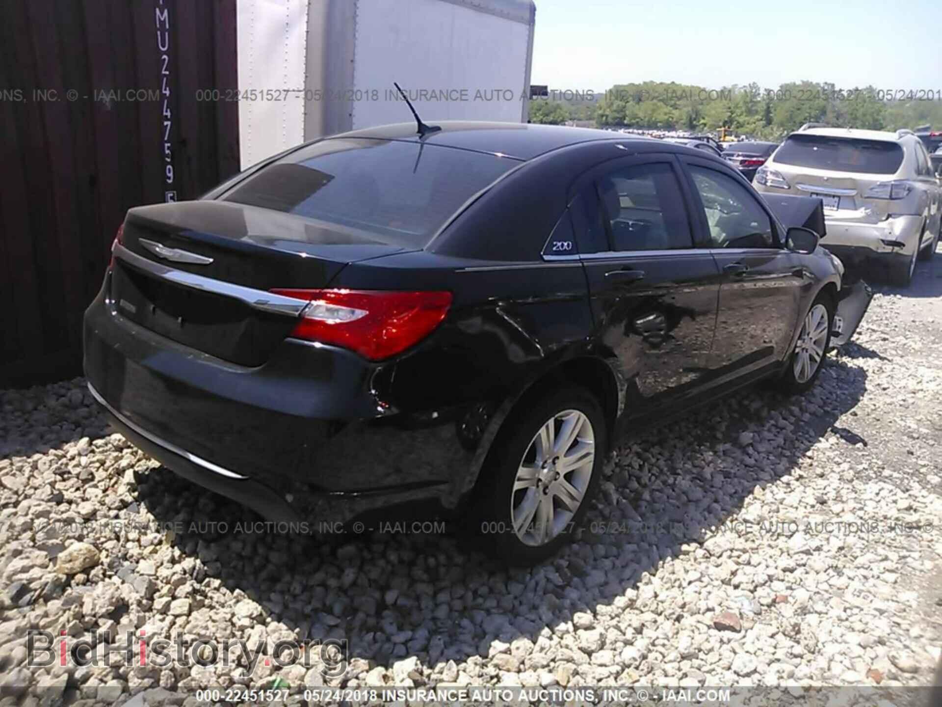2012 Chrysler 200 - VIN: 1C3CCBBB7CN287900 - Фото 4