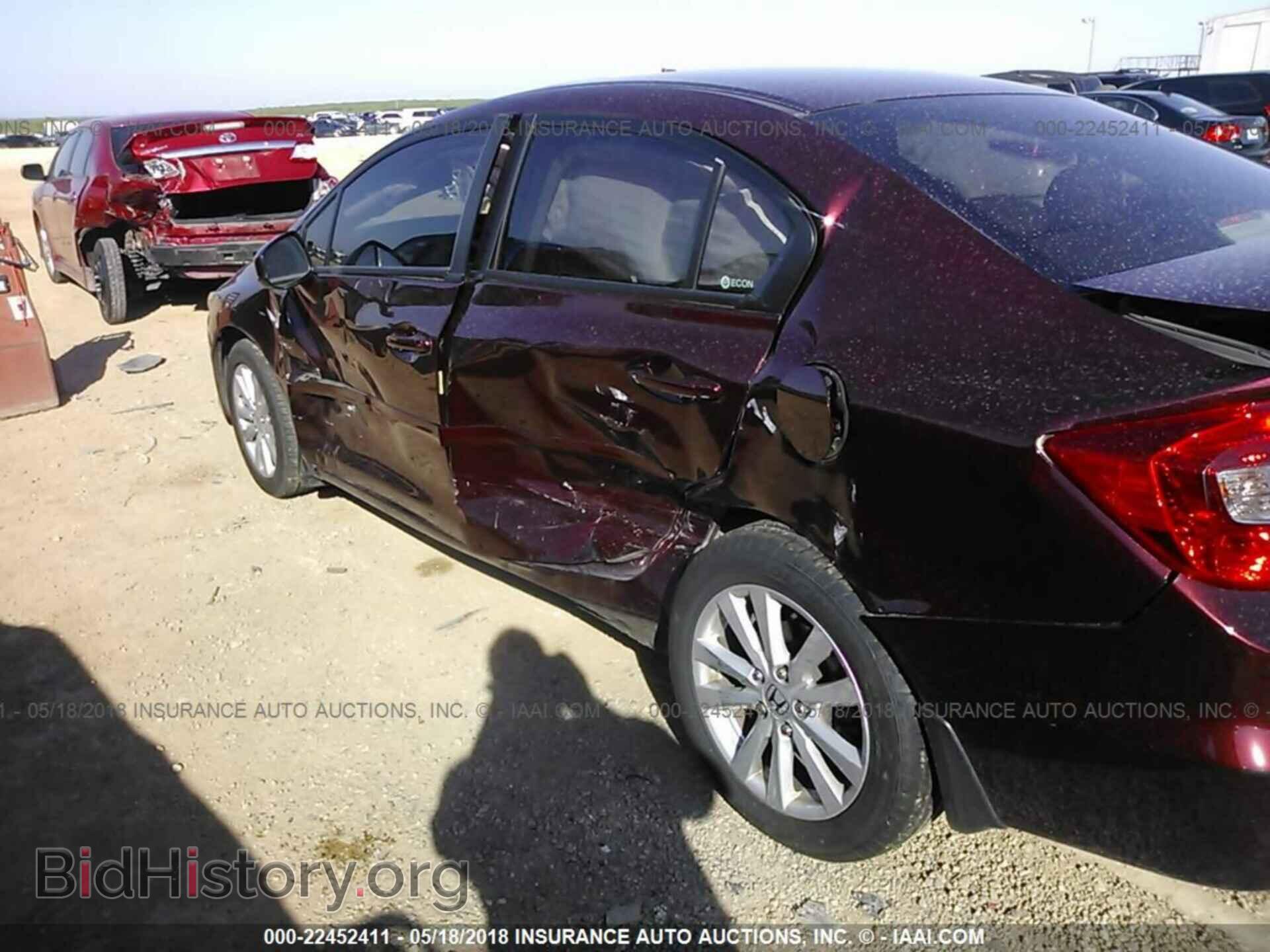2012 Honda CIVIC (VIN 19XFB2F84CE109022) — фото 6 из 10
