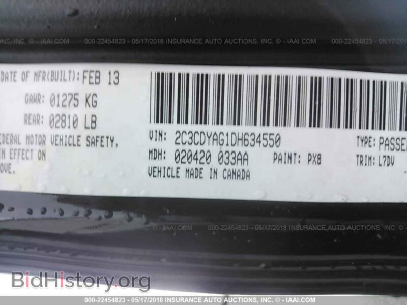 2013 Dodge CHALLENGER (VIN 2C3CDYAG1DH634550) — photo 9 of 10