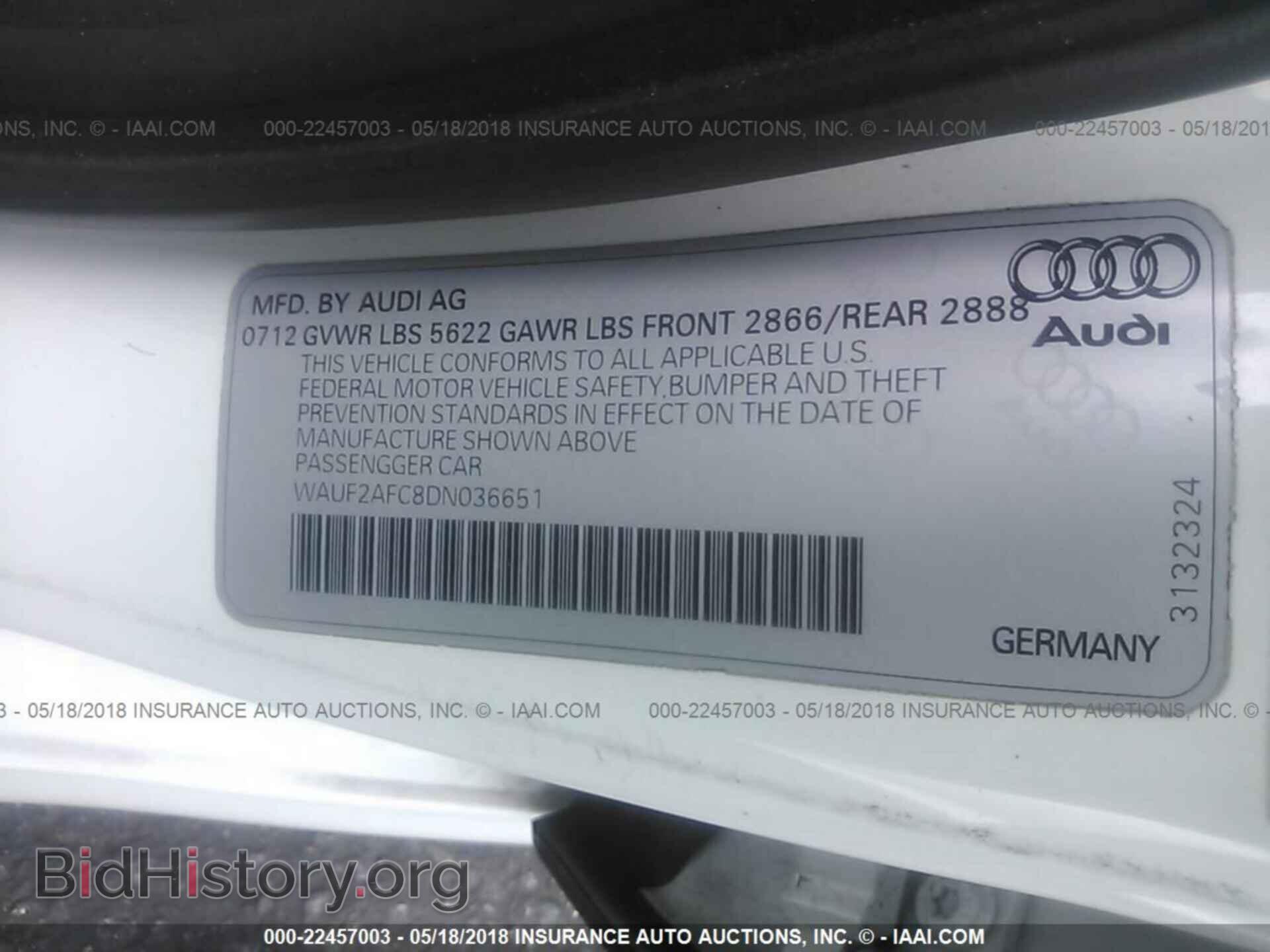 2013 Audi S6 - VIN: WAUF2AFC8DN036651 - Фото 9