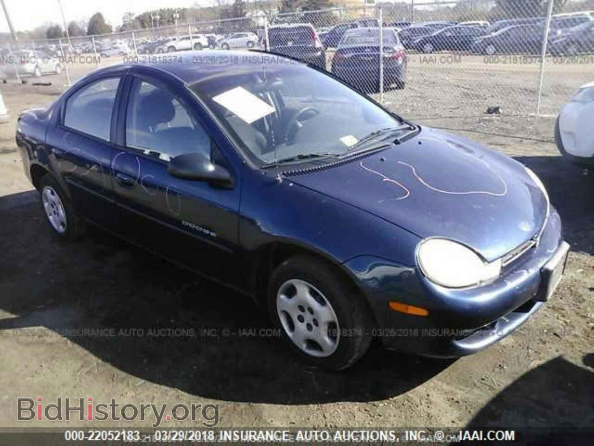Фотография 1B3ES46C8YD783597 - DODGE NEON 2000