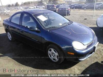 2000 Dodge NEON, blue — VIN 1B3ES46C8YD783597, IAAI