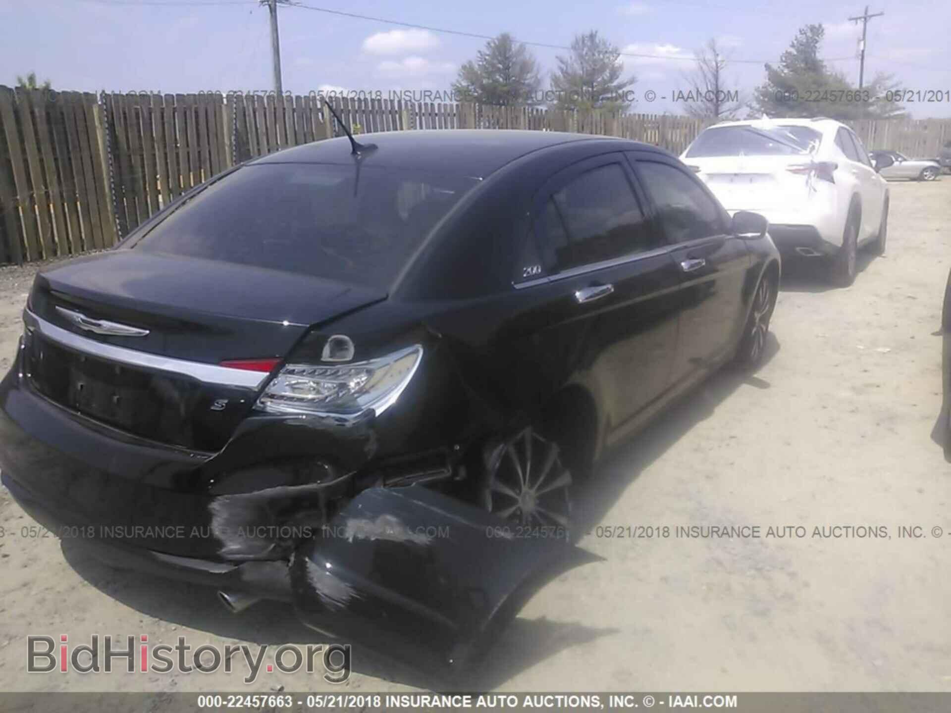 2012 Chrysler 200 - VIN: 1C3CCBHG0CN159162 - Photo 4