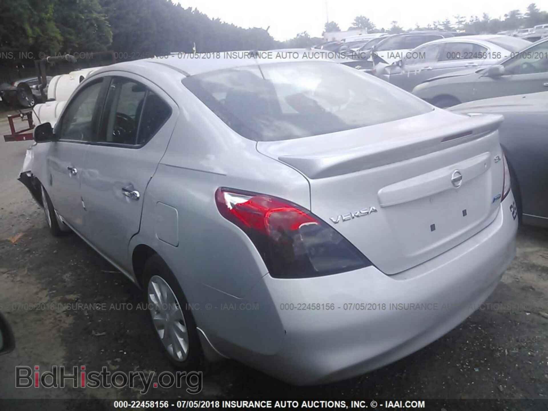 2014 Nissan Versa - VIN: 3N1CN7AP2EK457883 - Фото 3
