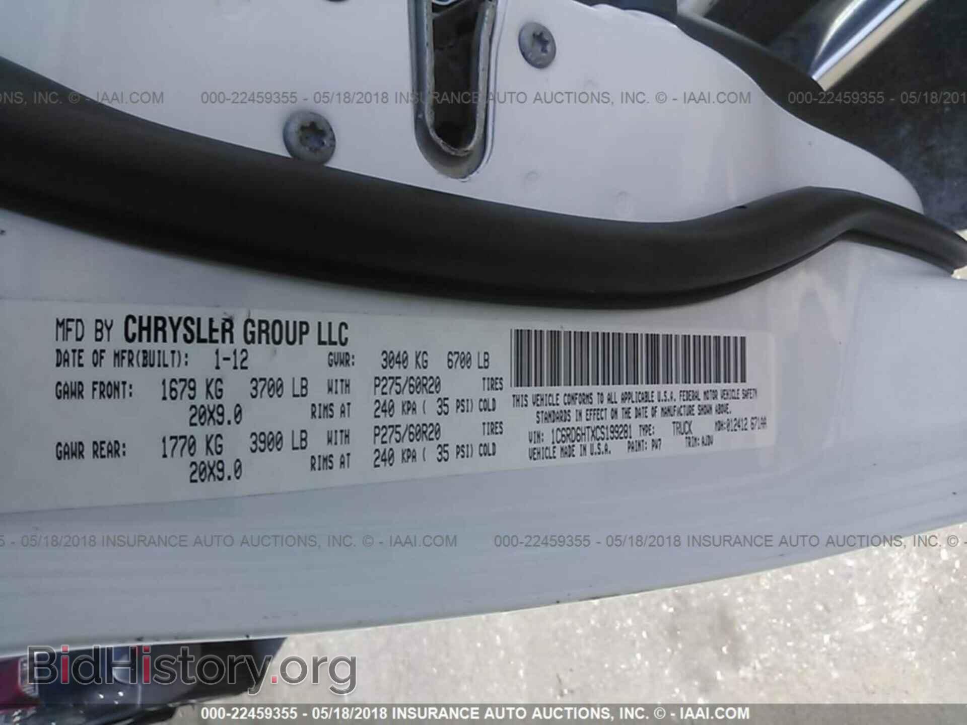 2012 Dodge Ram 1500 - VIN: 1C6RD6HTXCS199281 - Фото 9