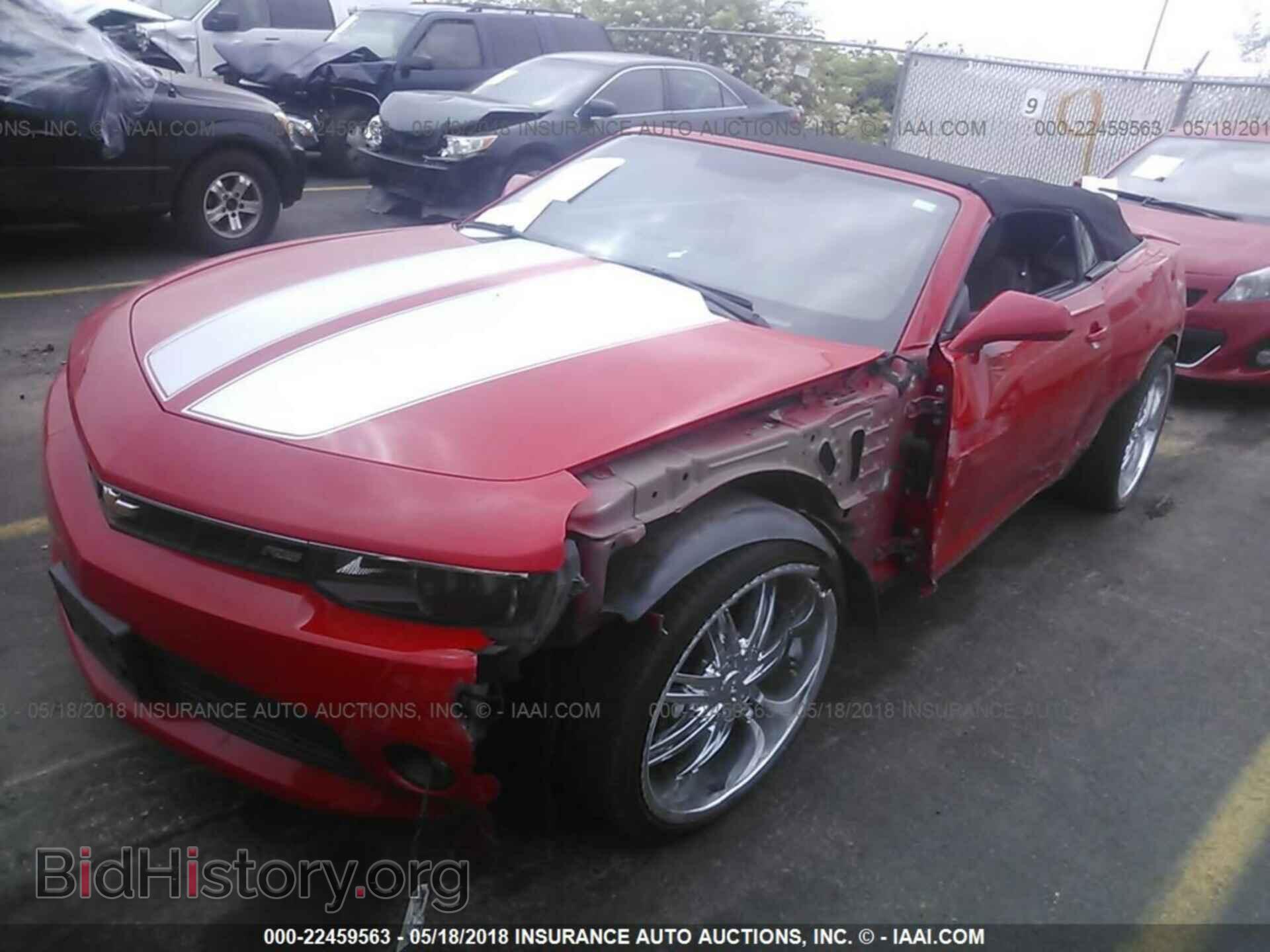 2014 Chevrolet Camaro - VIN: 2G1FB3D35E9318938 - Фото 2