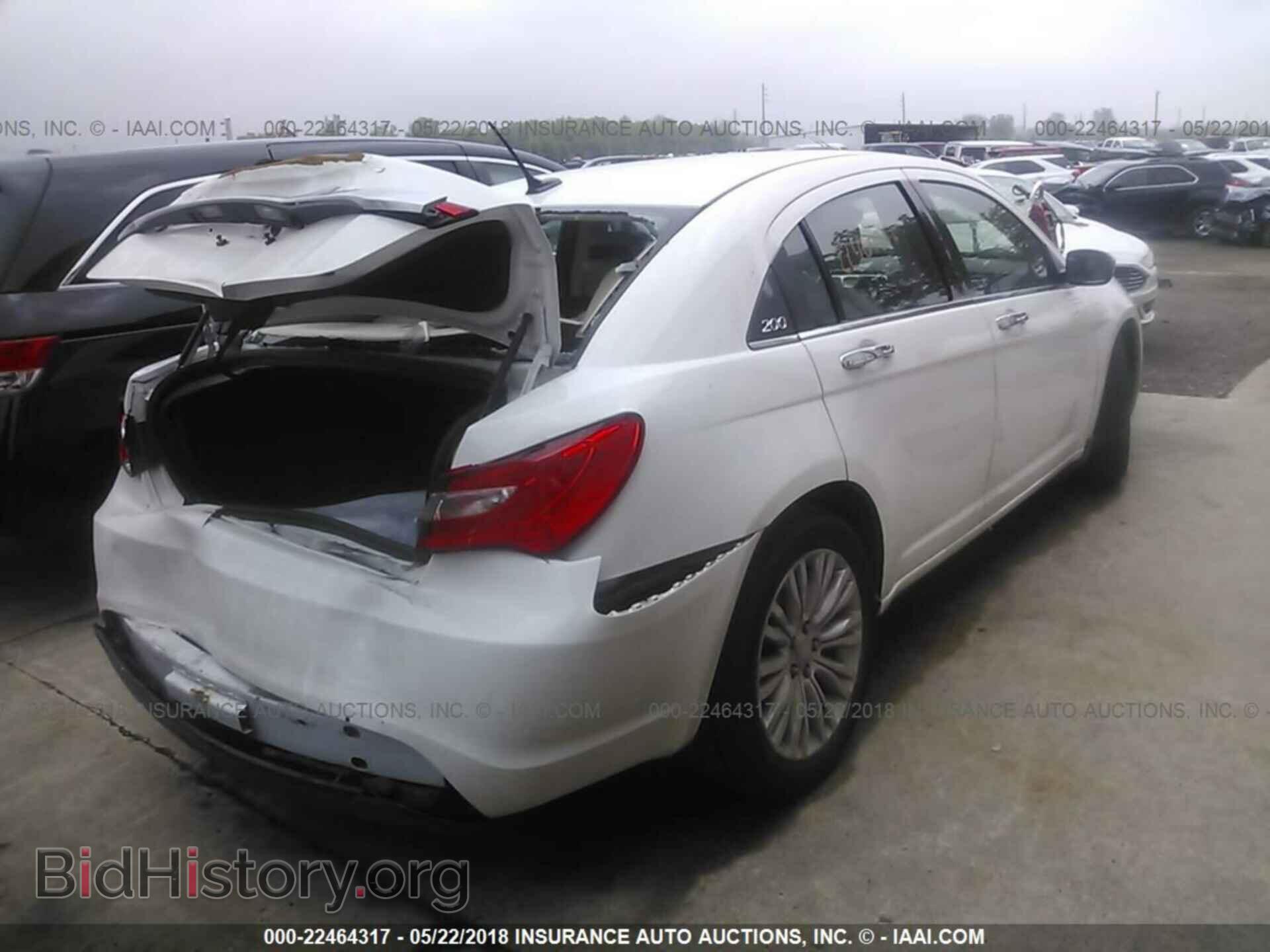 2012 Chrysler 200 - VIN: 1C3CCBCB9CN257389 - Фото 4