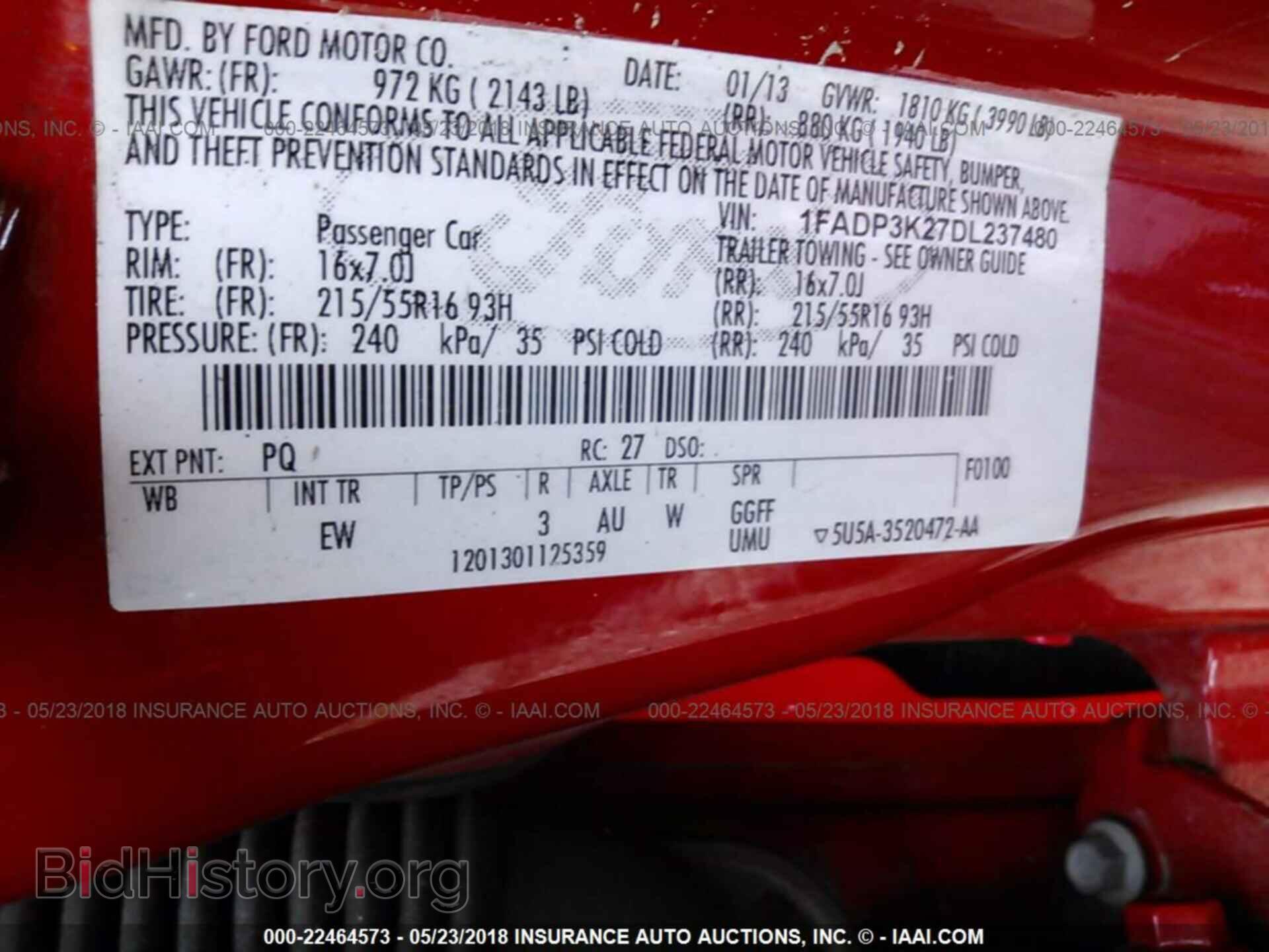 2013 Ford Focus - VIN: 1FADP3K27DL237480 - Photo 9