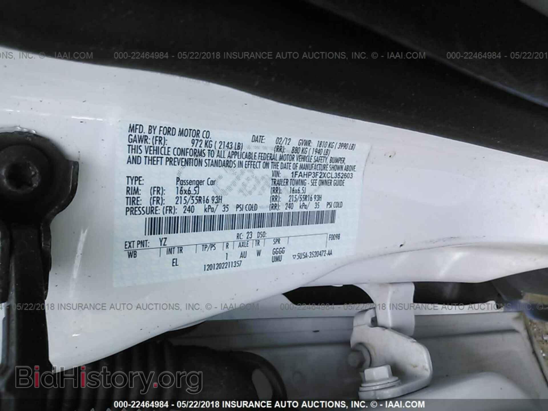 2012 Ford Focus - VIN: 1FAHP3F2XCL352603 - Photo 9