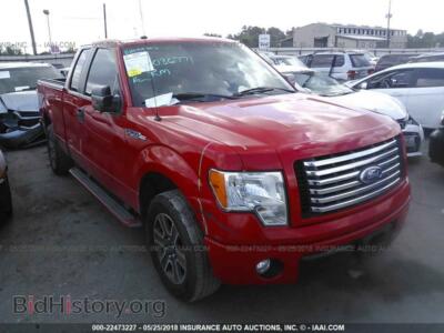 2011 Ford F150, красный — VIN 1FTEX1CM8BFA84770, IAAI